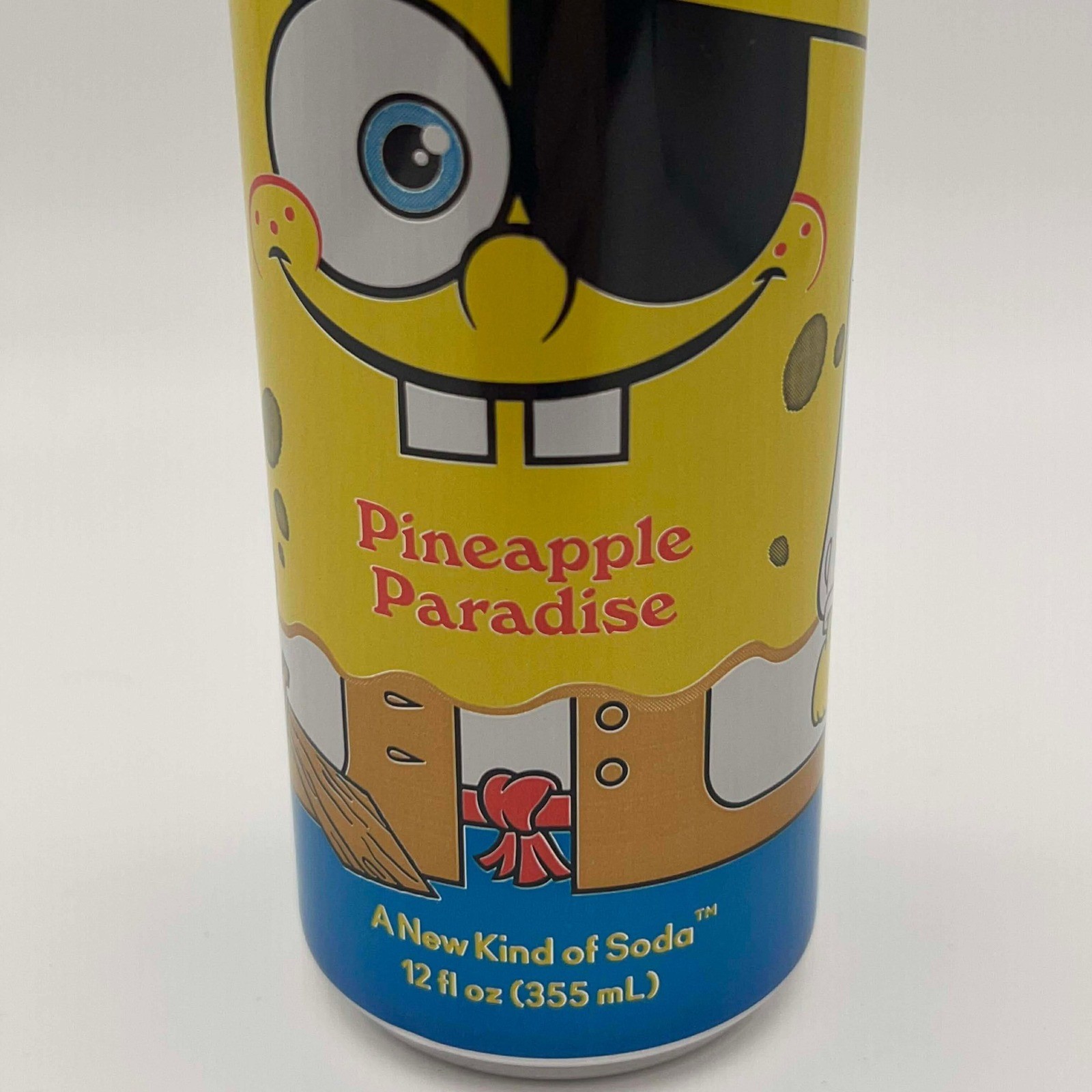 Olipop Spongebob Pineapple Paradise Tall 12oz Soda Can 2 Pack Limited Edition