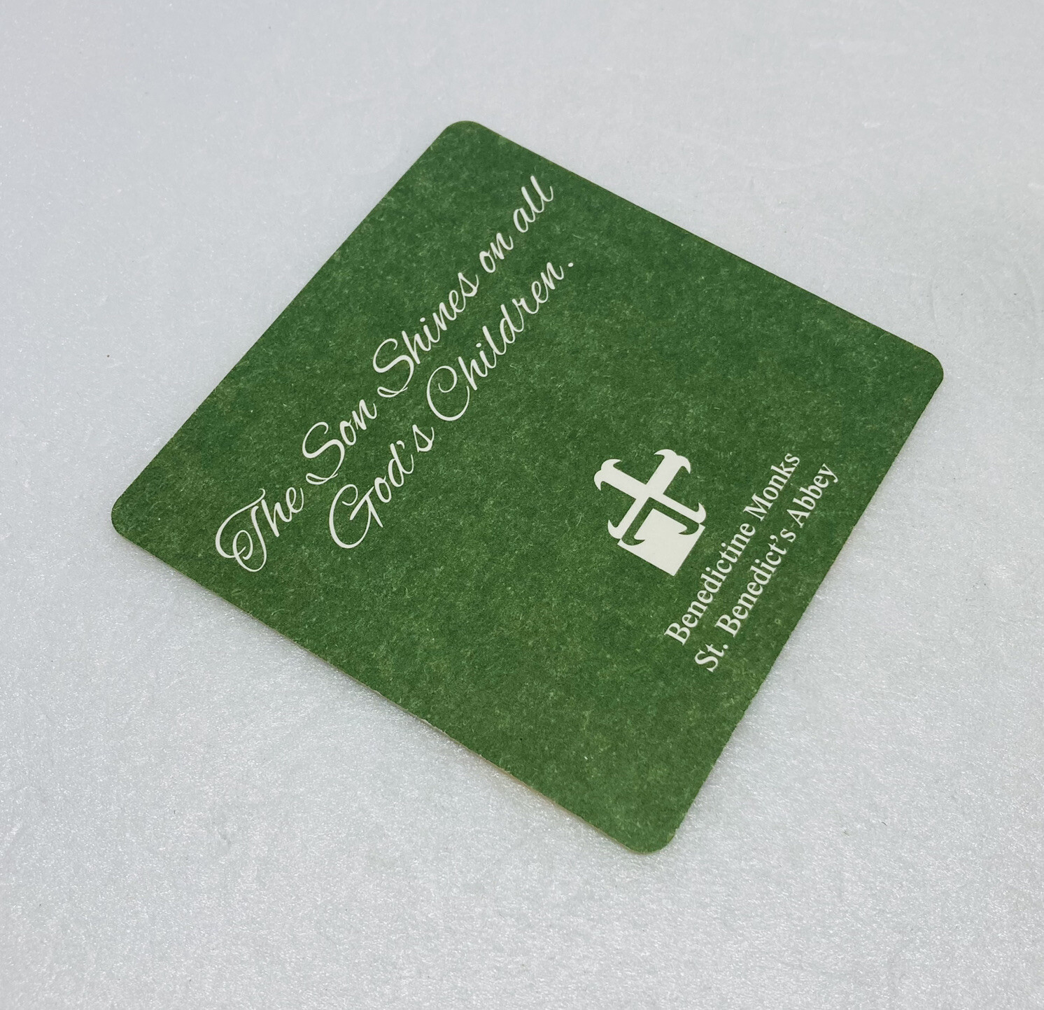 VTG Benedictine Monks Sunflower Coaster “The Son Shines On All God’s Children 25