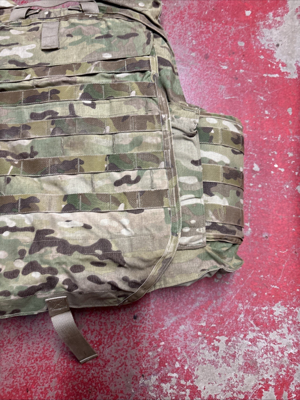 ARMY OCP MULTICAM BODY ARMOR PLATE CARRIER MADE W/KEVLAR INSERTS MEDIUM #AB