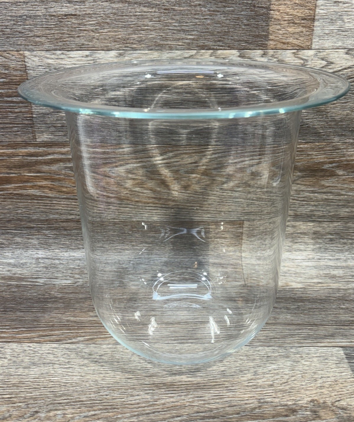Partylite Flat top Seville 3-Wick Candle Holder Replacement Glass Hurricane VCG