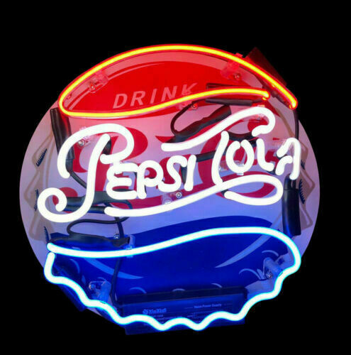 12″x12″ Pepsi Cola Neon Sign Light Beer Bar Pub Lamp Glass Wall Decor Windows