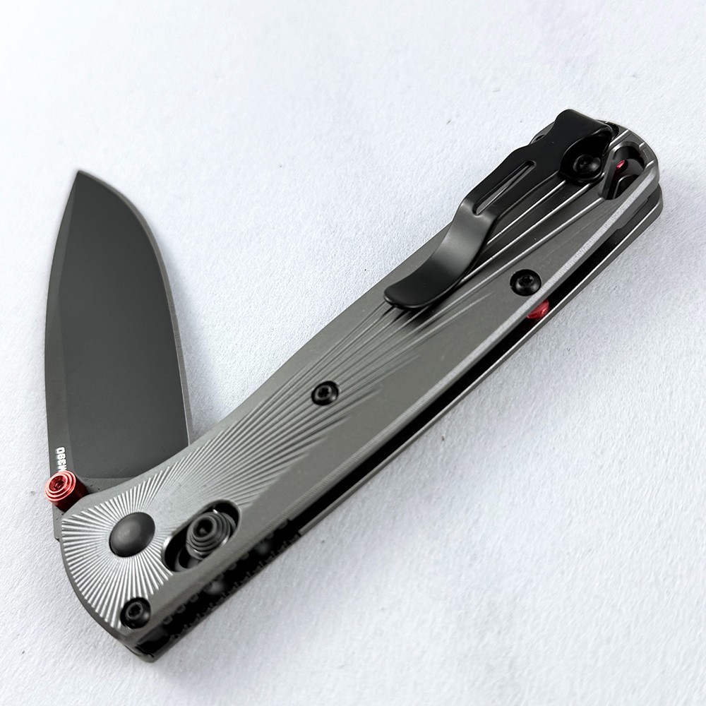 Benchmade Bugout 535BK-4 M390 Stainless Steel Gray Aluminum Handle Folding Knife