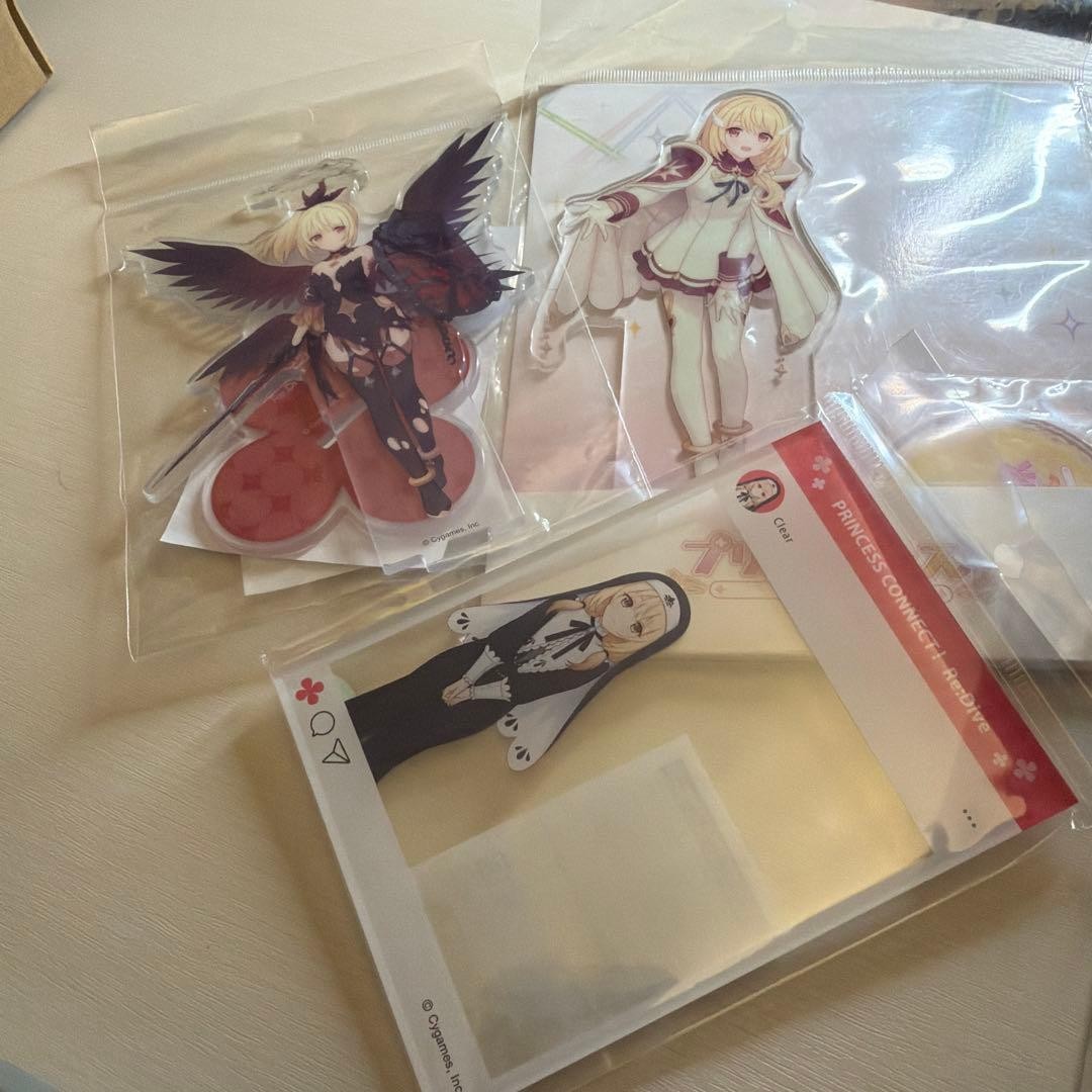 Princess Connect! Acrylic Stand Clear 3 Types Set