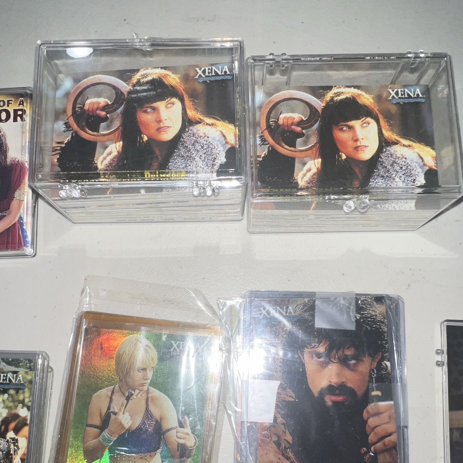 Xena: Warrior Princess & Hercules Lot of over 100 cards &Sets in excellent shape