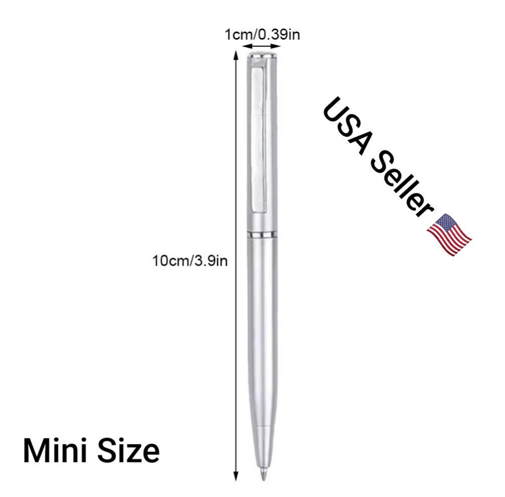Students Ballpoint Pen Short Spin Office School Teenager ball Roller Ink Black