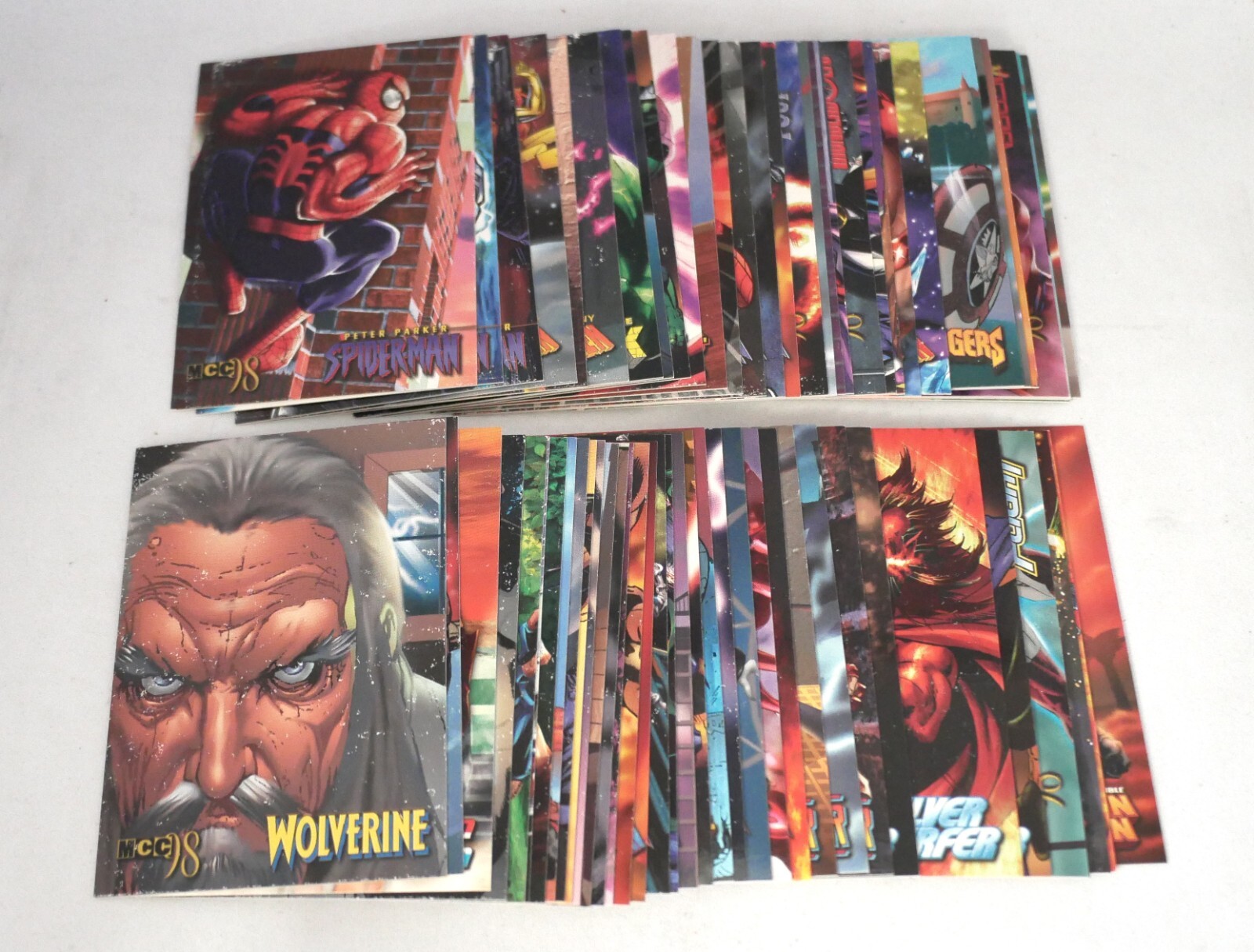 1998 MARVEL CREATORS COLLECTION MCC (1-72) COMPLETE 72 CARD SET
