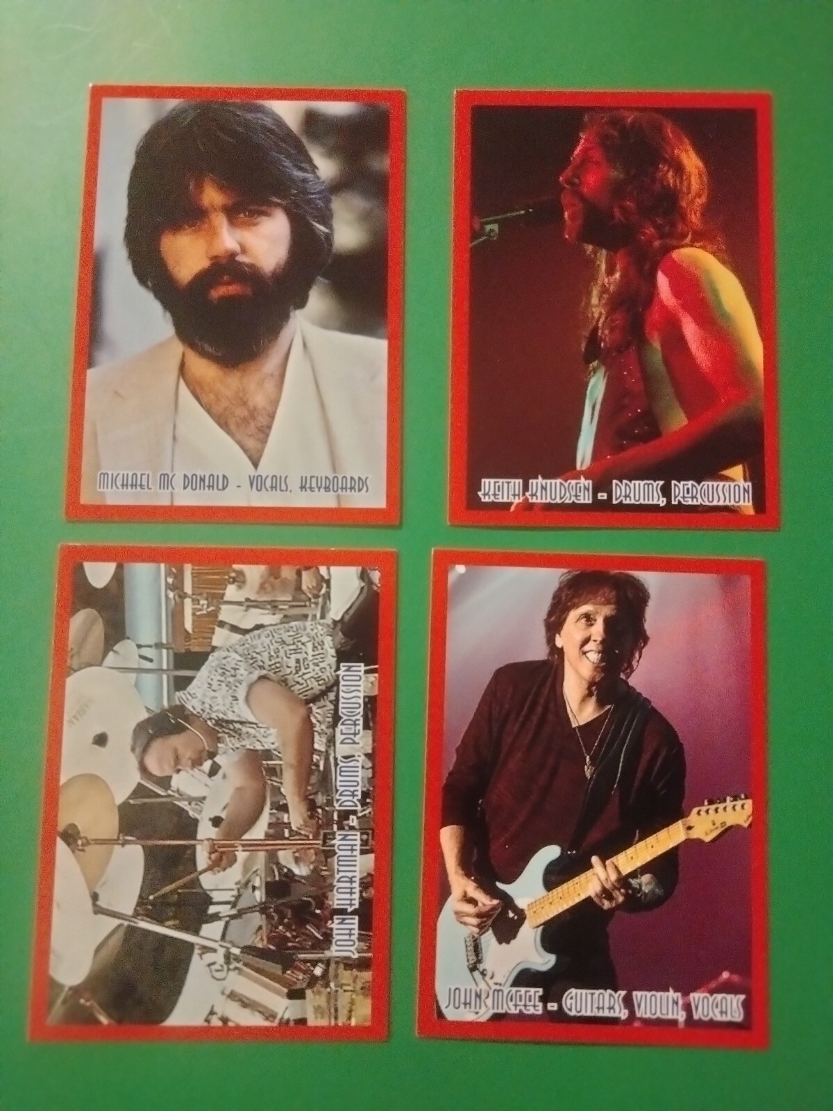 J2 Classic Rock Cards lot of (4) DOOBIE BROTHERS🎸 band pack fresh Free Shipping