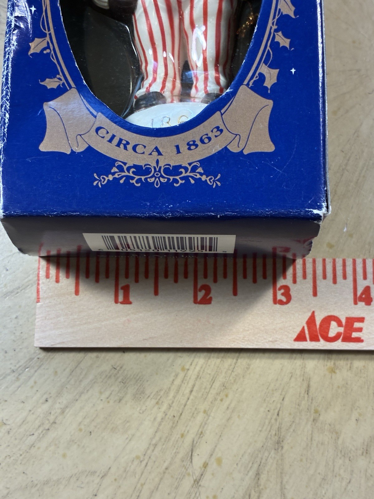 Uncle Sam Fireworks Patriotic July 4th Tree Xmas Ornament Santa Thru Ages 90s