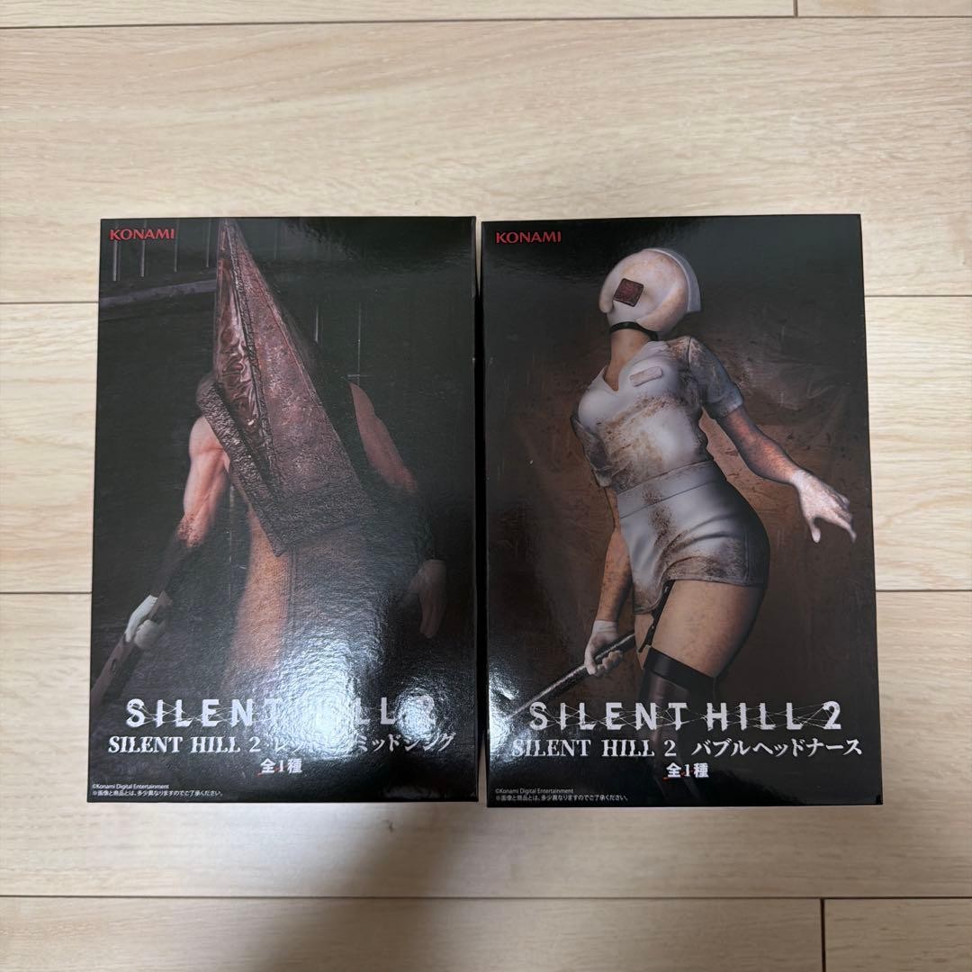 Silent Hill 2 Red Pyramid Thing Bubble Head Nurse Figure Set Box Sent Folded