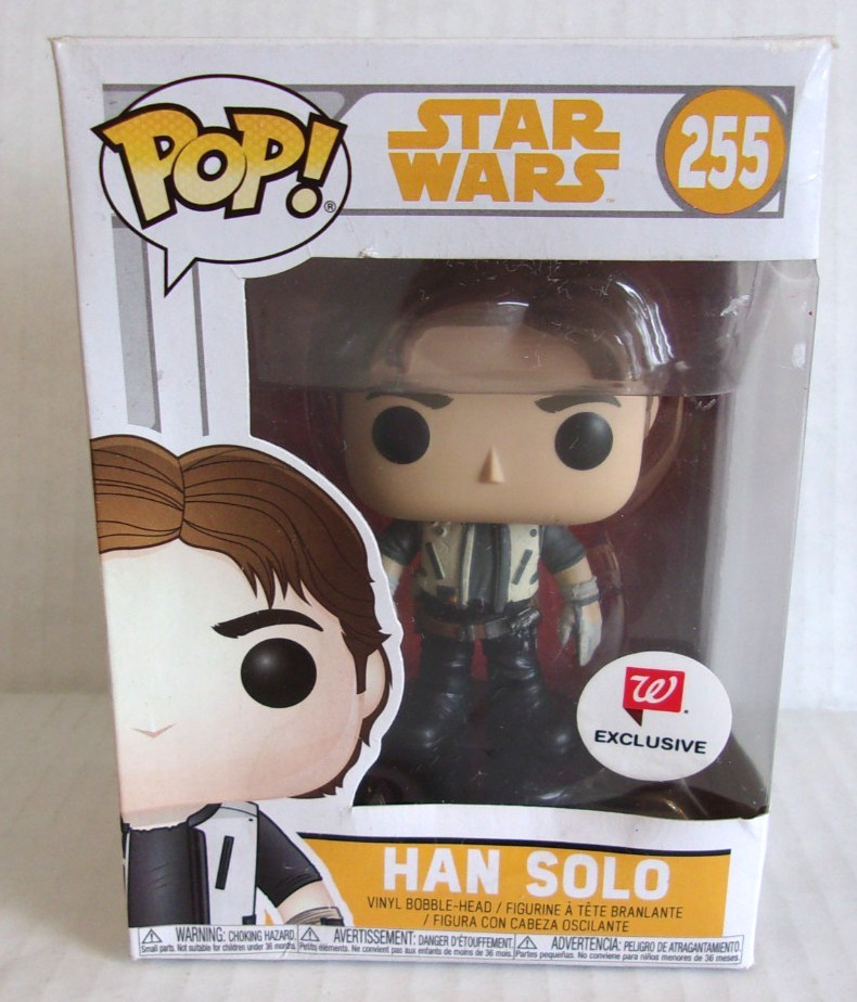 New Damaged Box Funko Pop #255 Han Solo Star Wars Walgreens Exclusive Solo Story