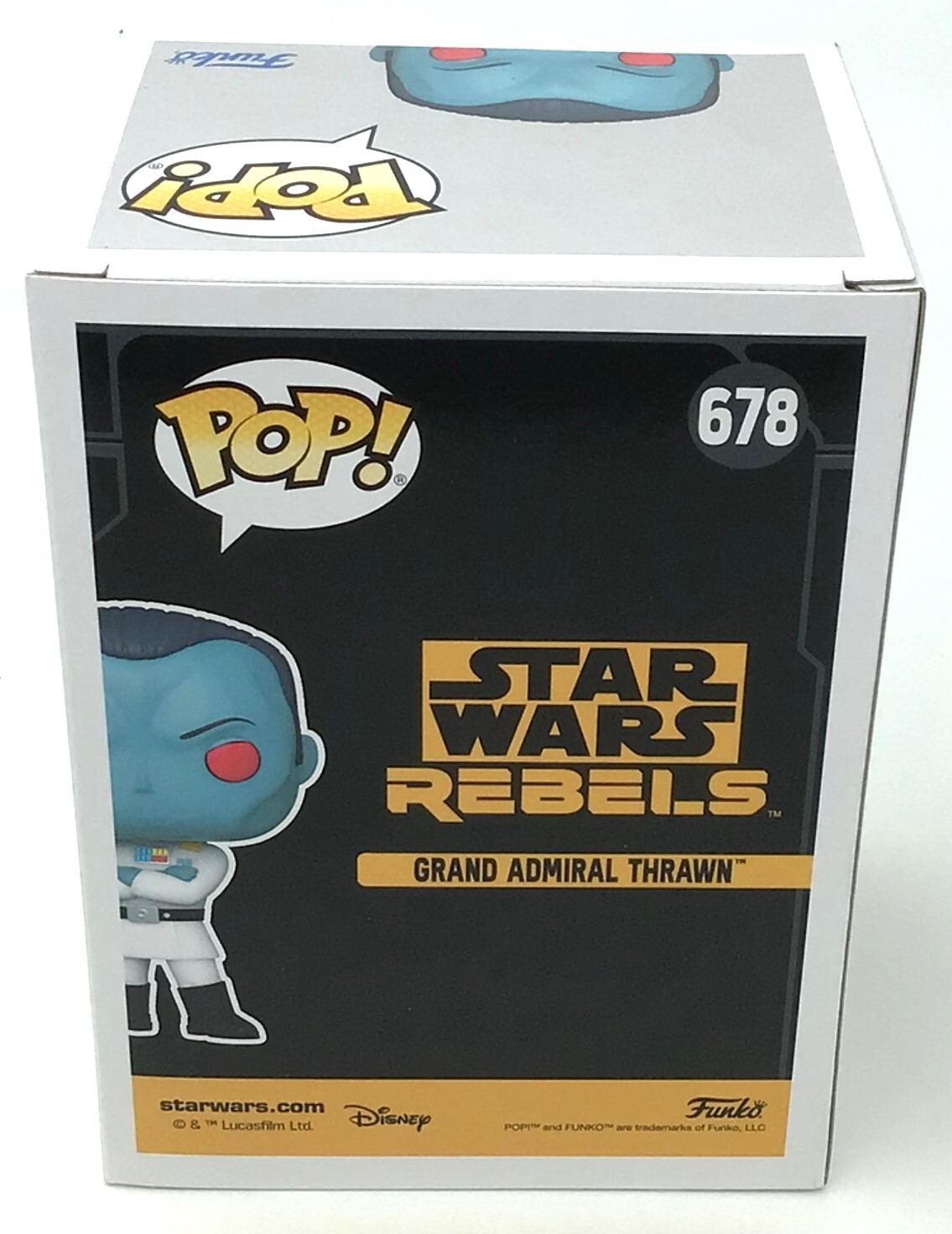 Funko Pop! Star Wars Rebels Grand Admiral Thrawn #678 Special ED with Protector