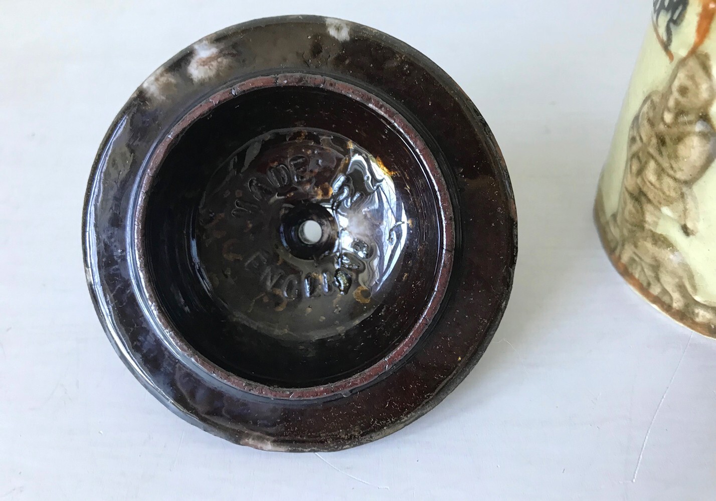 Vintage Farmhouse Decor Ceramic Spice Canister Made In Japan 4.75” Tall x 3.5″