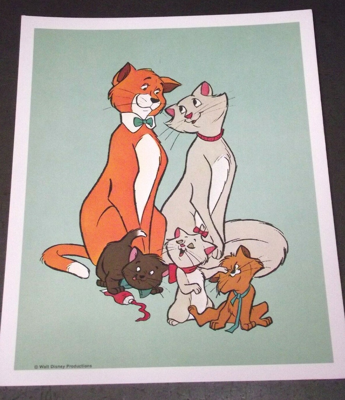 2 – 1980 RARE 8″x10″ Aristocats Re-Release Press/Promotional Posters Disney C