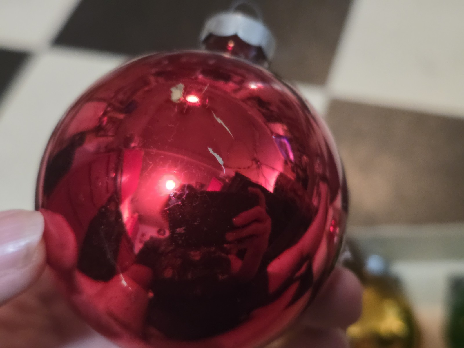 Vtg. Christmas Shiny Brite Glass Tree Ornaments Multicolor Sleeve Box Of 5