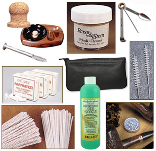 Tobacco Smoking Pipe Cleaning Kit w/ Pipe Cleaners, Tool, Shank Brushes – 1157K