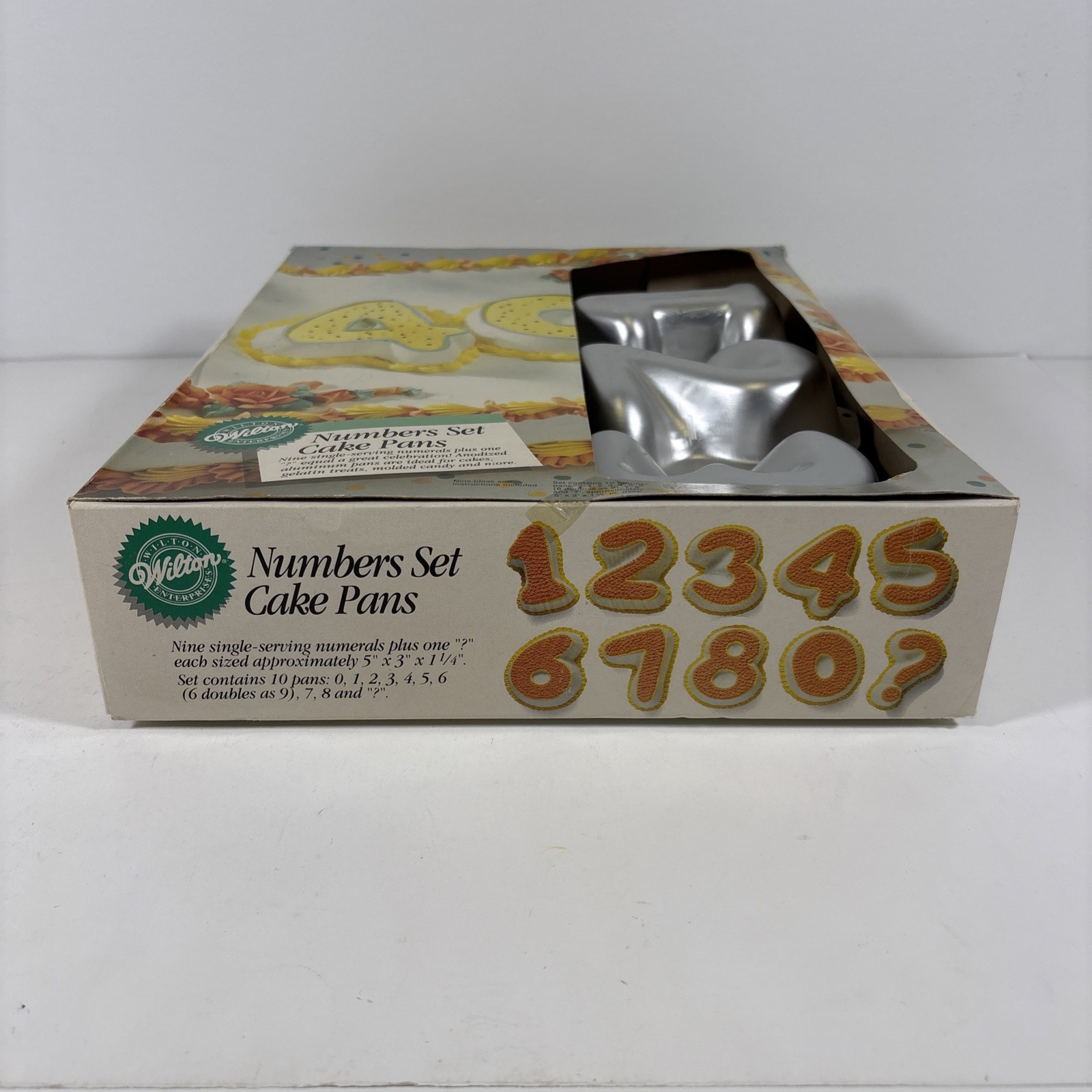 Wilton Numbers Cake Pan Set | 10 individual pans ( 0 1 2 3 4 5 6 7 8 ? )