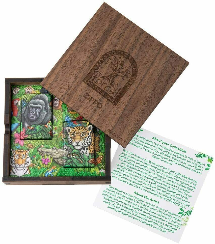 Zippo 49347 Mysteries of The Forest 25th Anniversary Collectible LimitedEdition