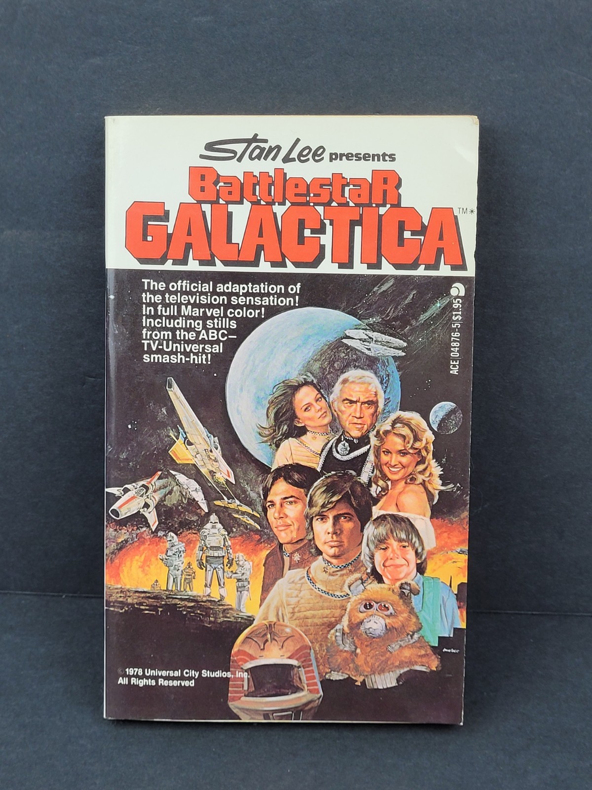 Stan Lee Presents Battlestar Galactica Comics Color Paperback Pocket Book 1978