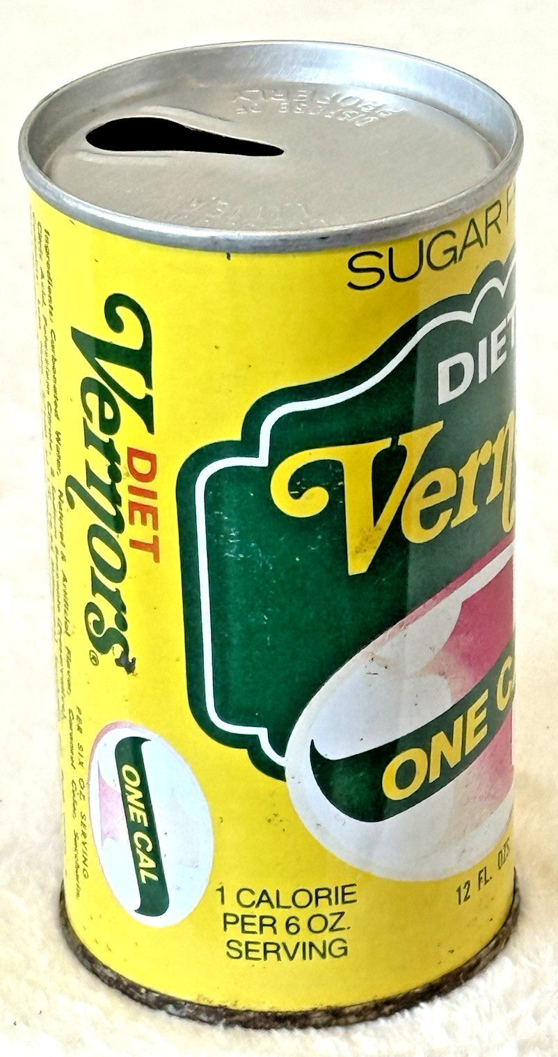 1970 Vernor’s-Diet Sugar Free-Ginger Ale-Detroit, Mich.-12 oz-Steel Soda-Pop Can