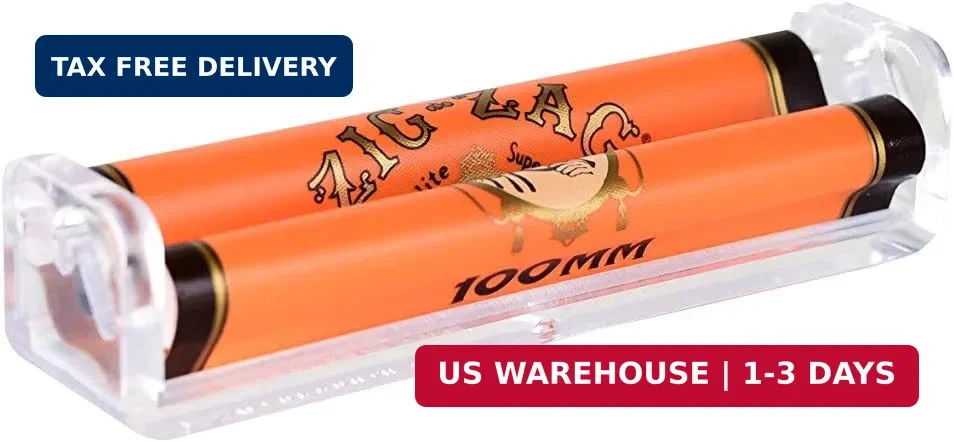 ZIG-ZAG King Size Rolling Papers Cigarette Rolling Machine, 100mm