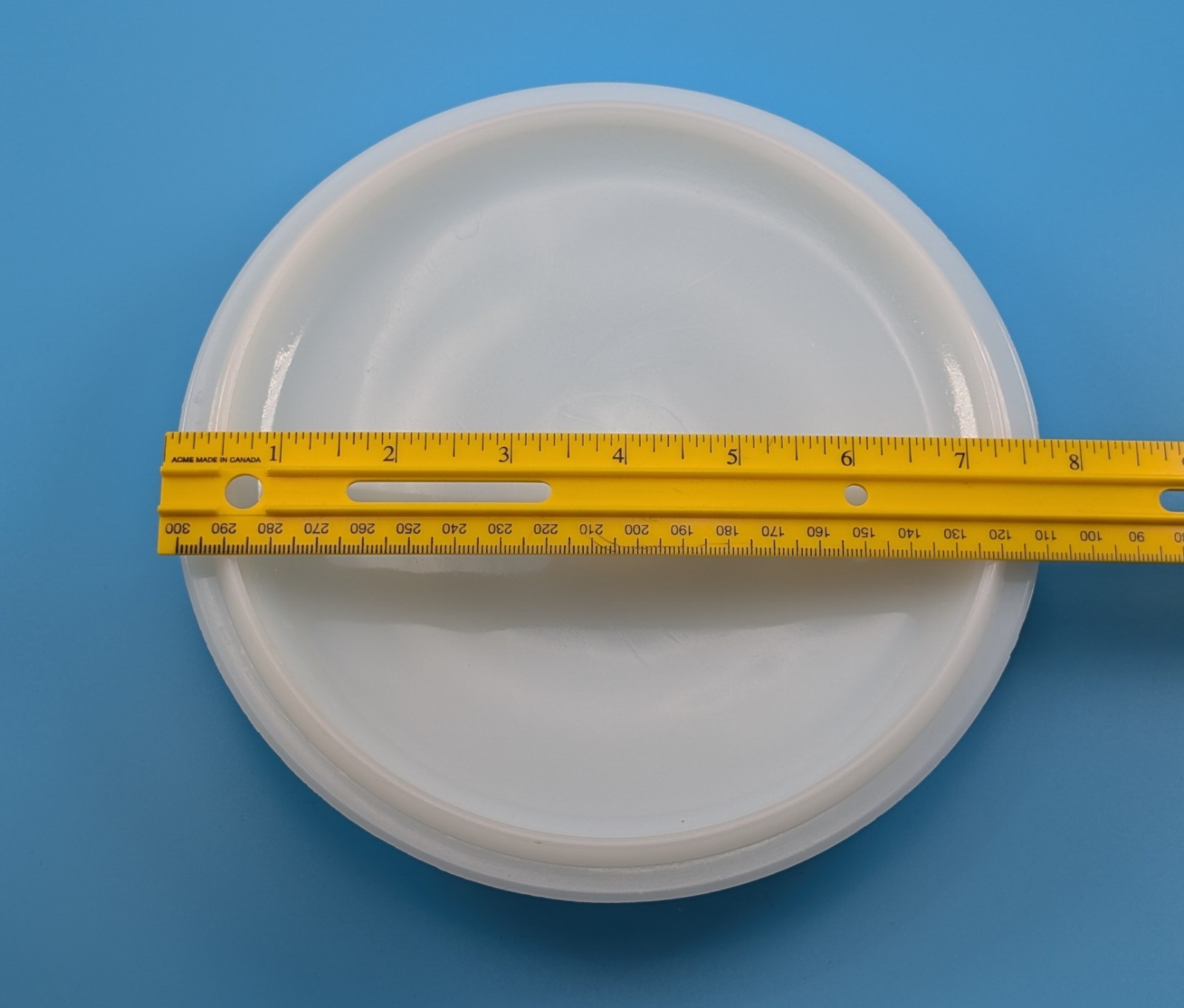Vintage Milk Glass Replacement Lid Only for Fire King + Dishes About 7 3/4 Inch