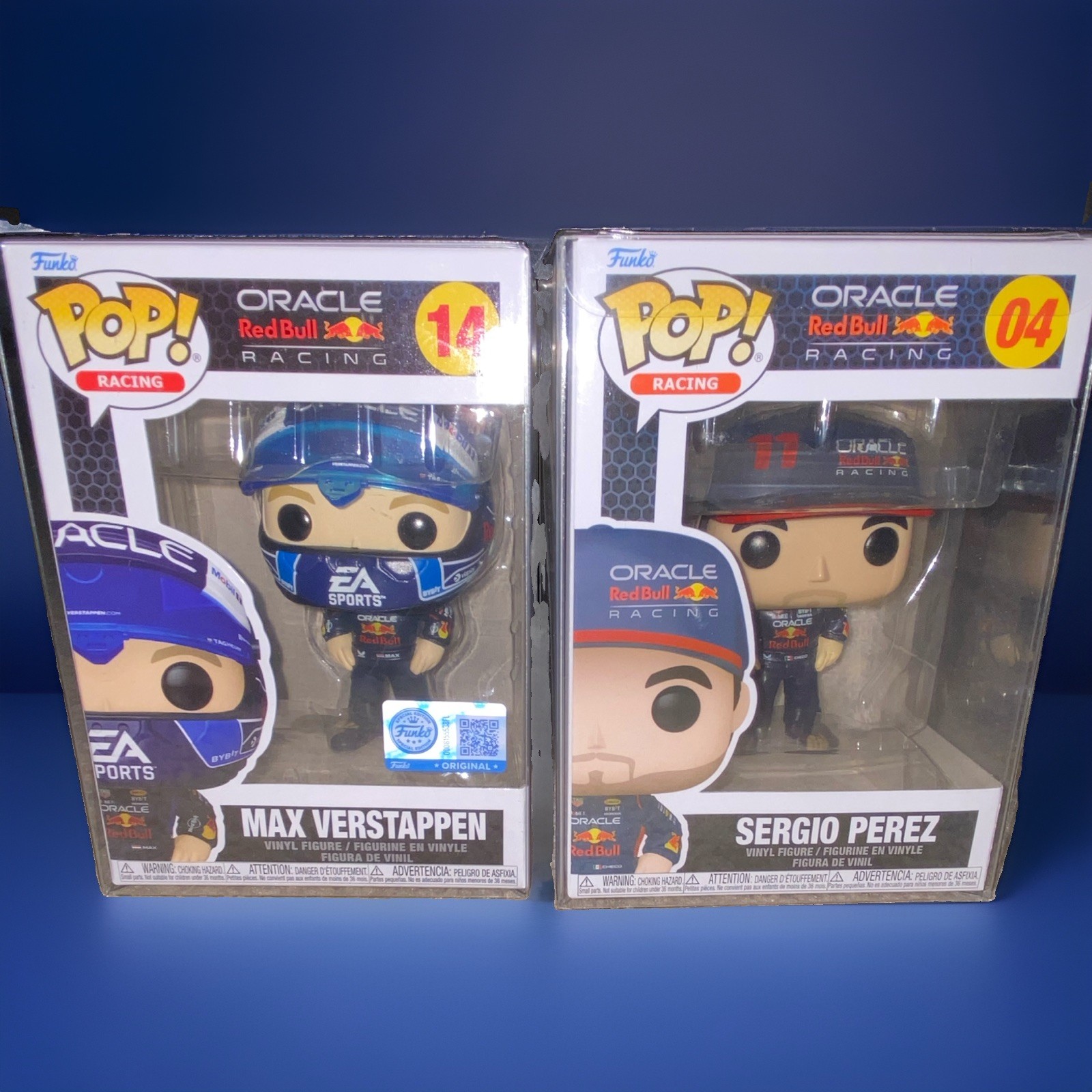 NEW: Funko Pop! Racing Oracle Red Bull Racing Bundle Perez #04 & Verstappen #14