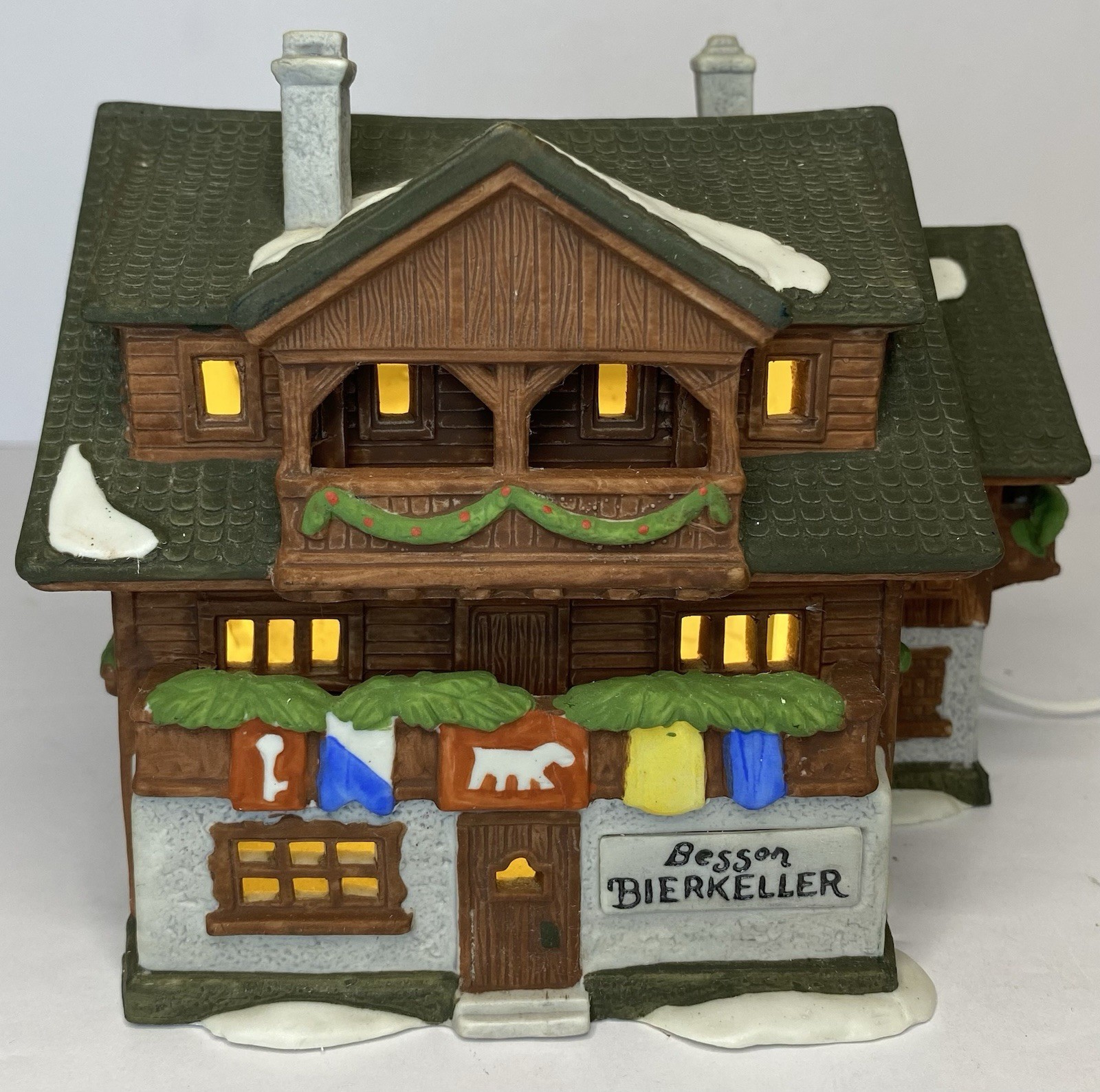 Dept 56 Alpine Village Series Besson Bierkeller German Beer Cellar #65404