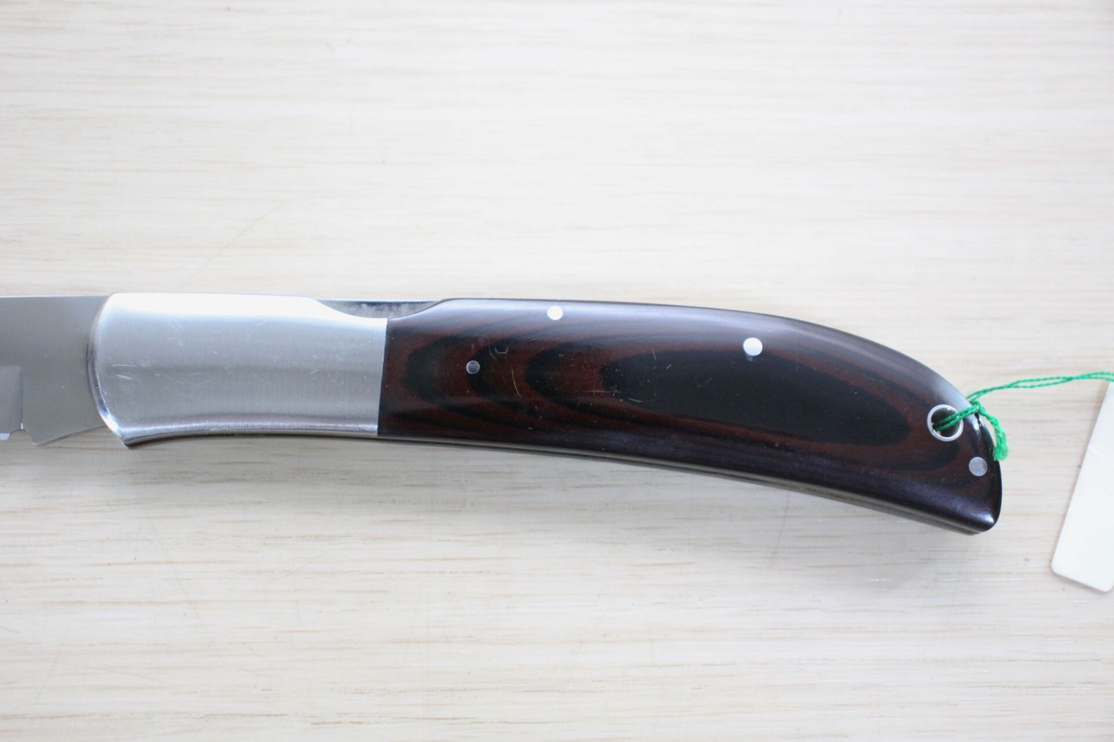 Vintage Al Mar 1005 Eagle Green Micarta 440C Folding Knife SEKI JAPAN M67