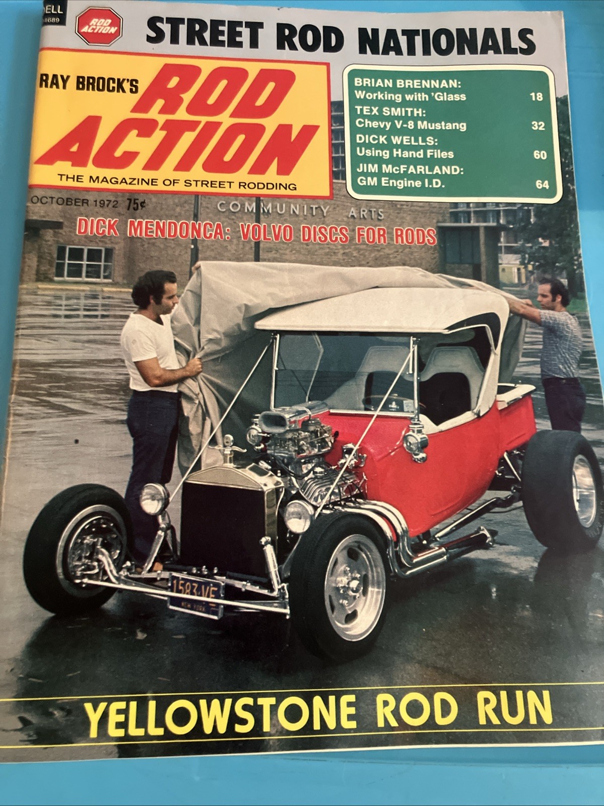 Vintage Ray Brocks Rod Action Street Rodding Magazine October 1972