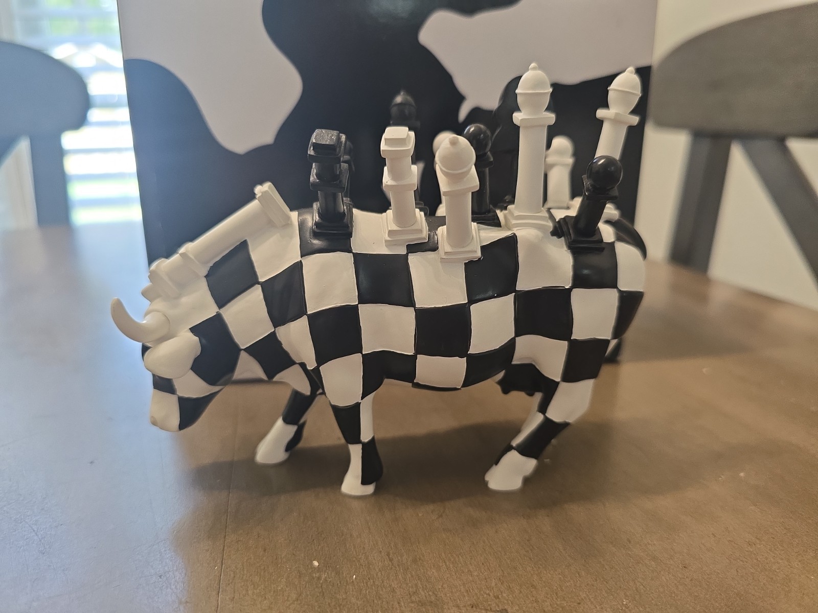 Super Rare HTF Vintage Cow Parade Figurine Final Moove 7768 with Tag & Box