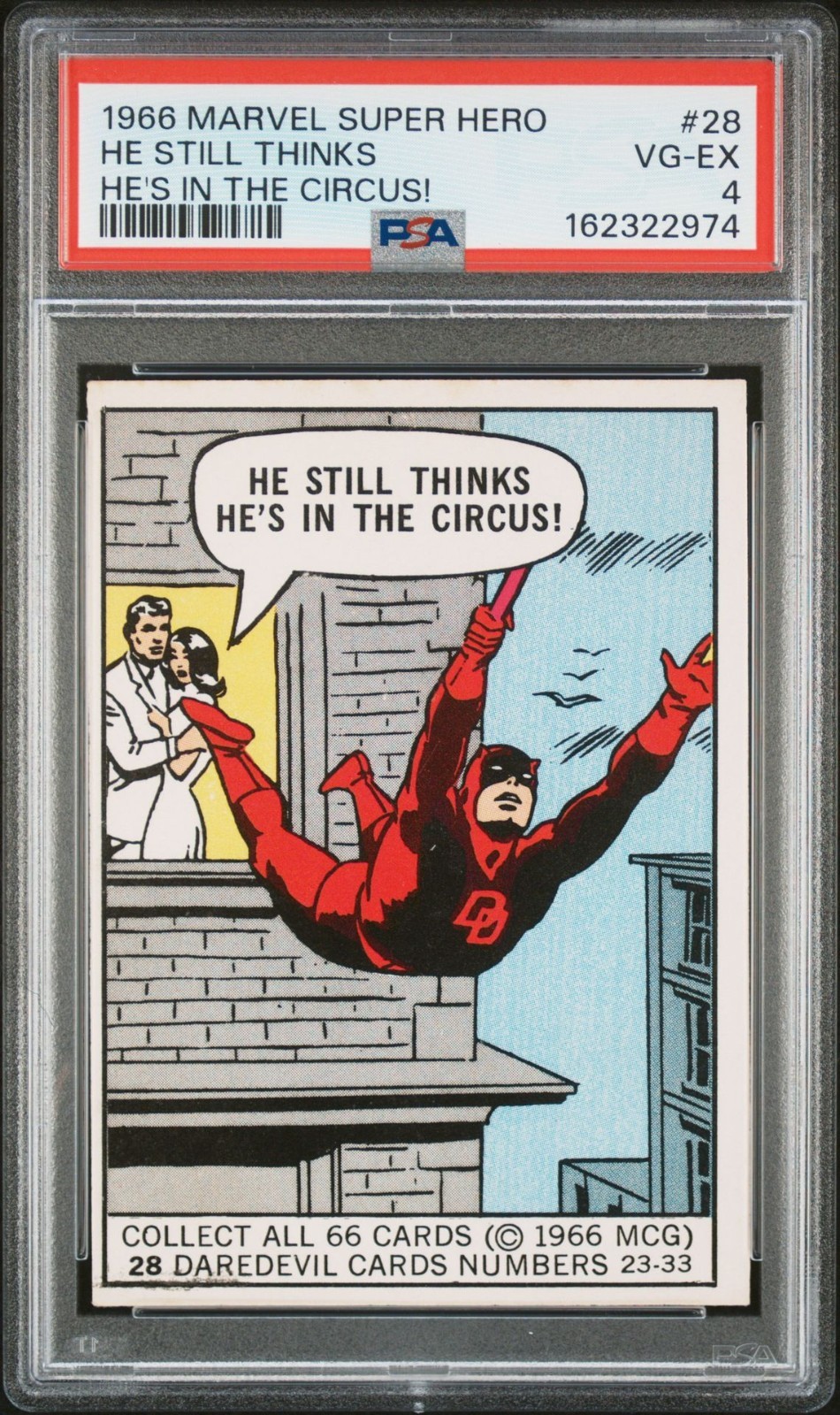 1966 Marvel Super Hero Daredevil # 28 PSA 4 Vg-Ex
