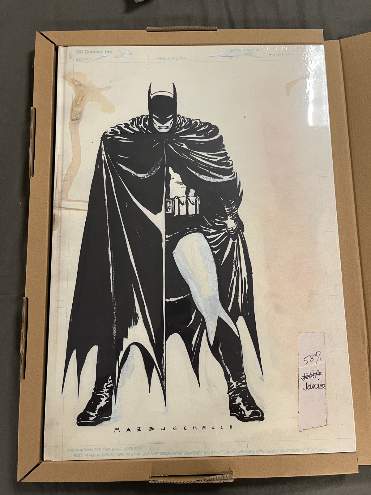 David Mazzucchelli’s Batman Year One Artist’s Edition : Brand New Condition