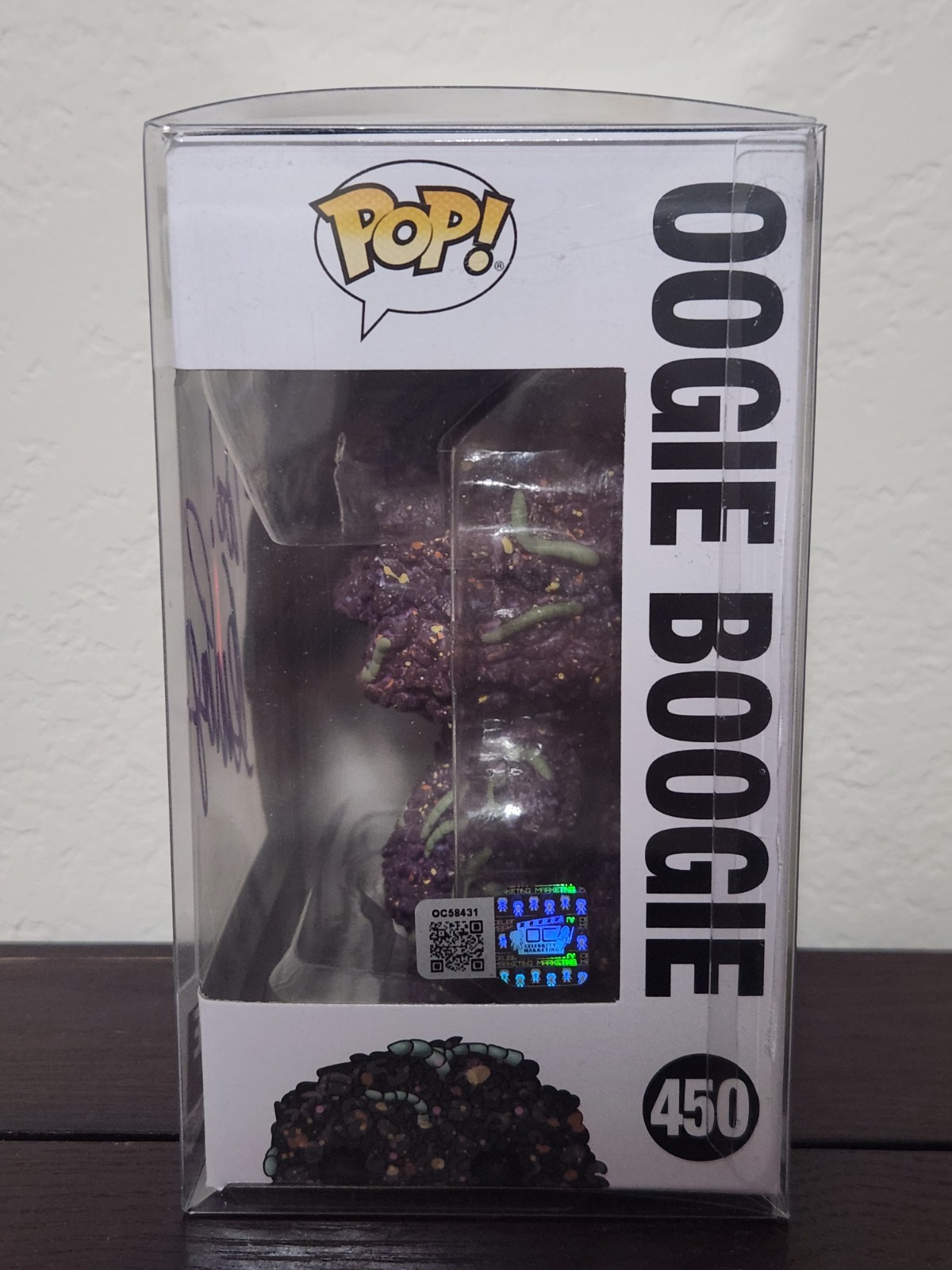 Signed KEN PAGE Ooogie Boogie Disney NBC Funko Inscribed Autograph OCCM COA