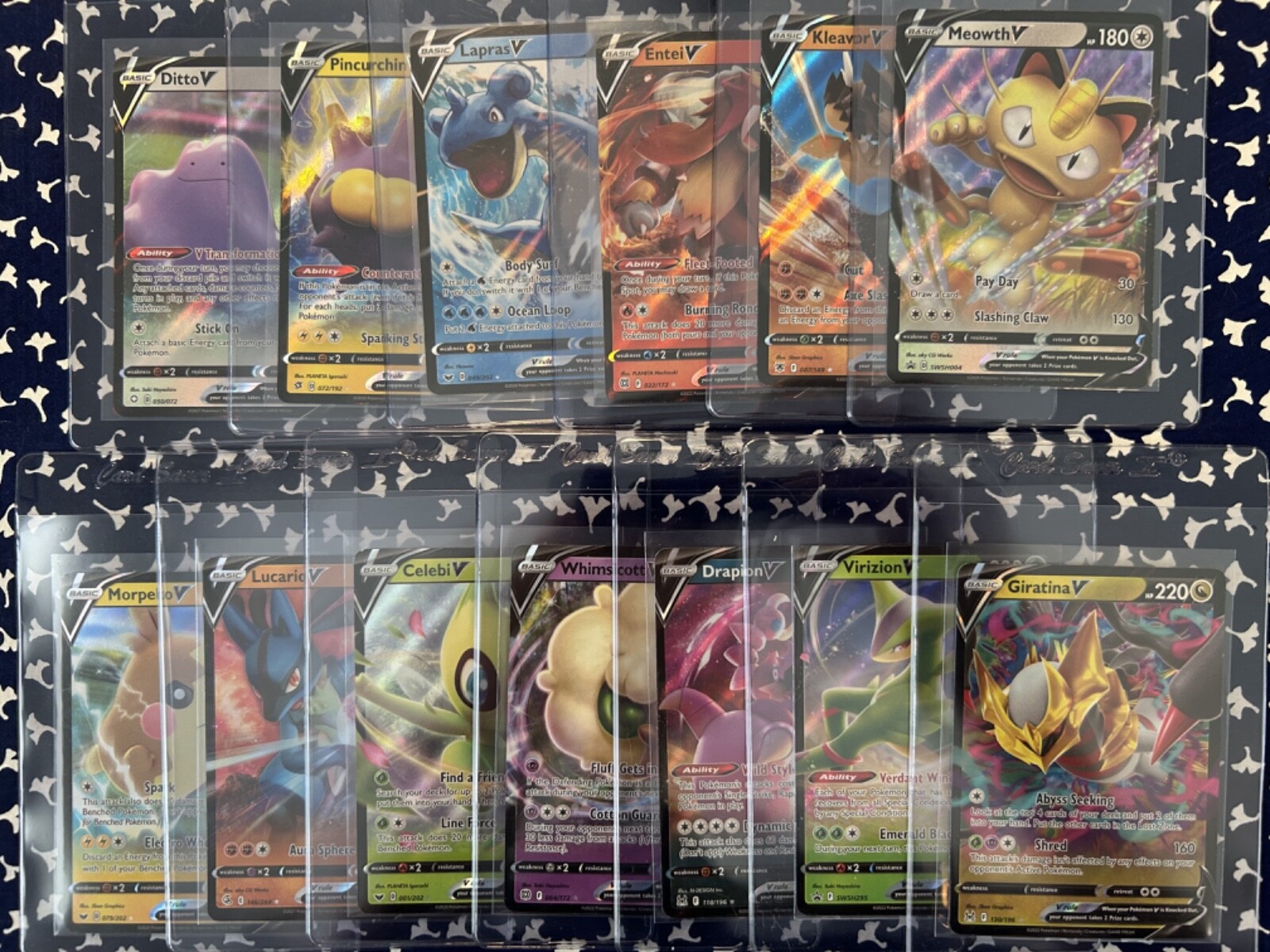 Pokemon TCG Card Lot – 13 V Ultra Rare, Giratina, Lucario, Promo – NM-MINT