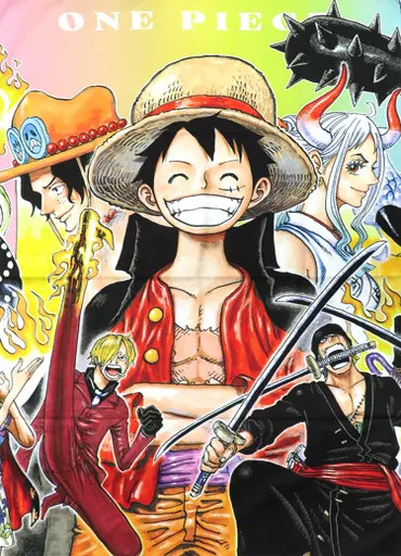 ONE PIECE Volume 100 Cover Large Towel 93x129cm Polyester Cotton Blend