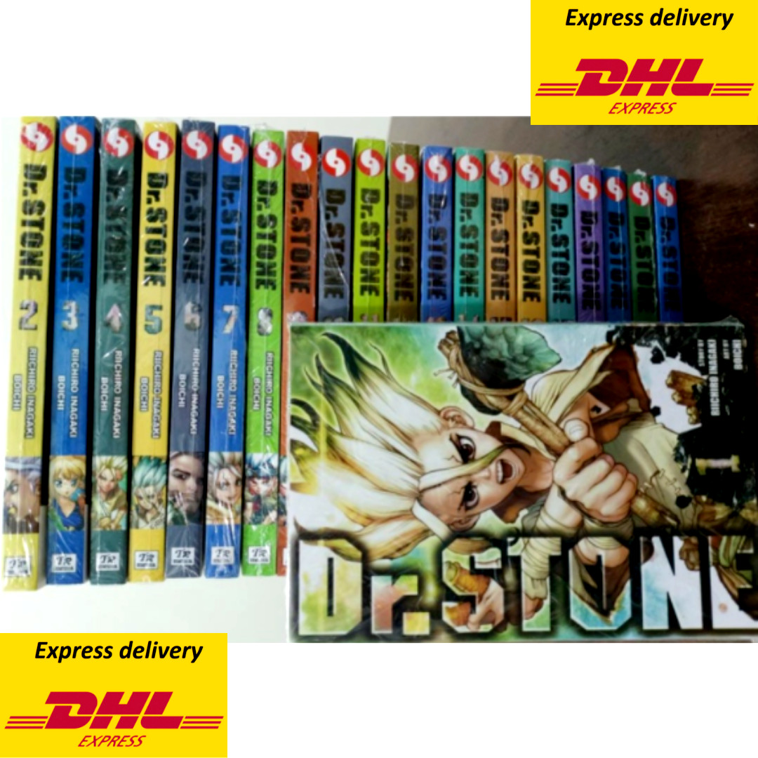 New Dr Stone Manga Riichiro Inagaki Set English Vol 1-26 Comic Book – Fast DHL