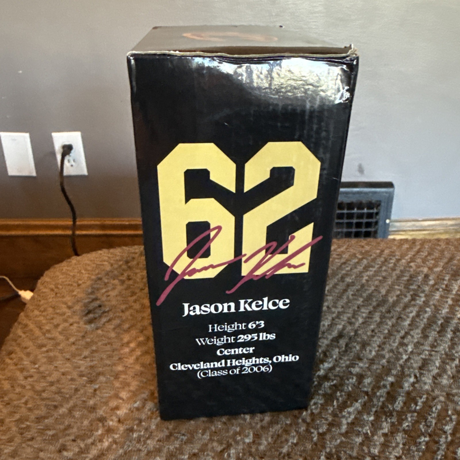 Jason And Travis Kelce Brothers Bobblehead Cleveland Cavaliers SGA New In Box