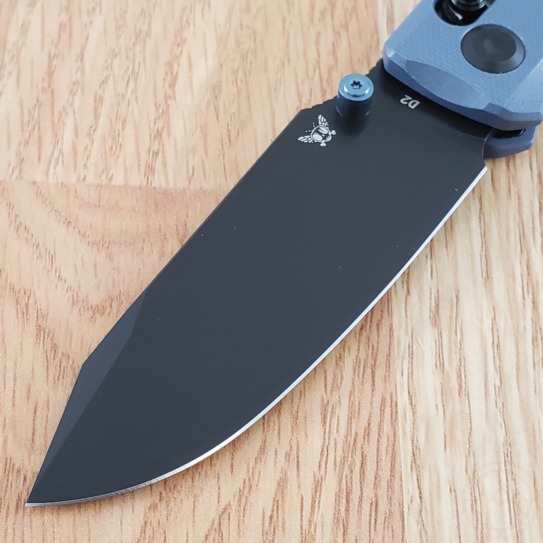 Flytanium BEEF Folding Knife 3.5″ D2 Tool Steel Blade Slate Blue G10 Handle