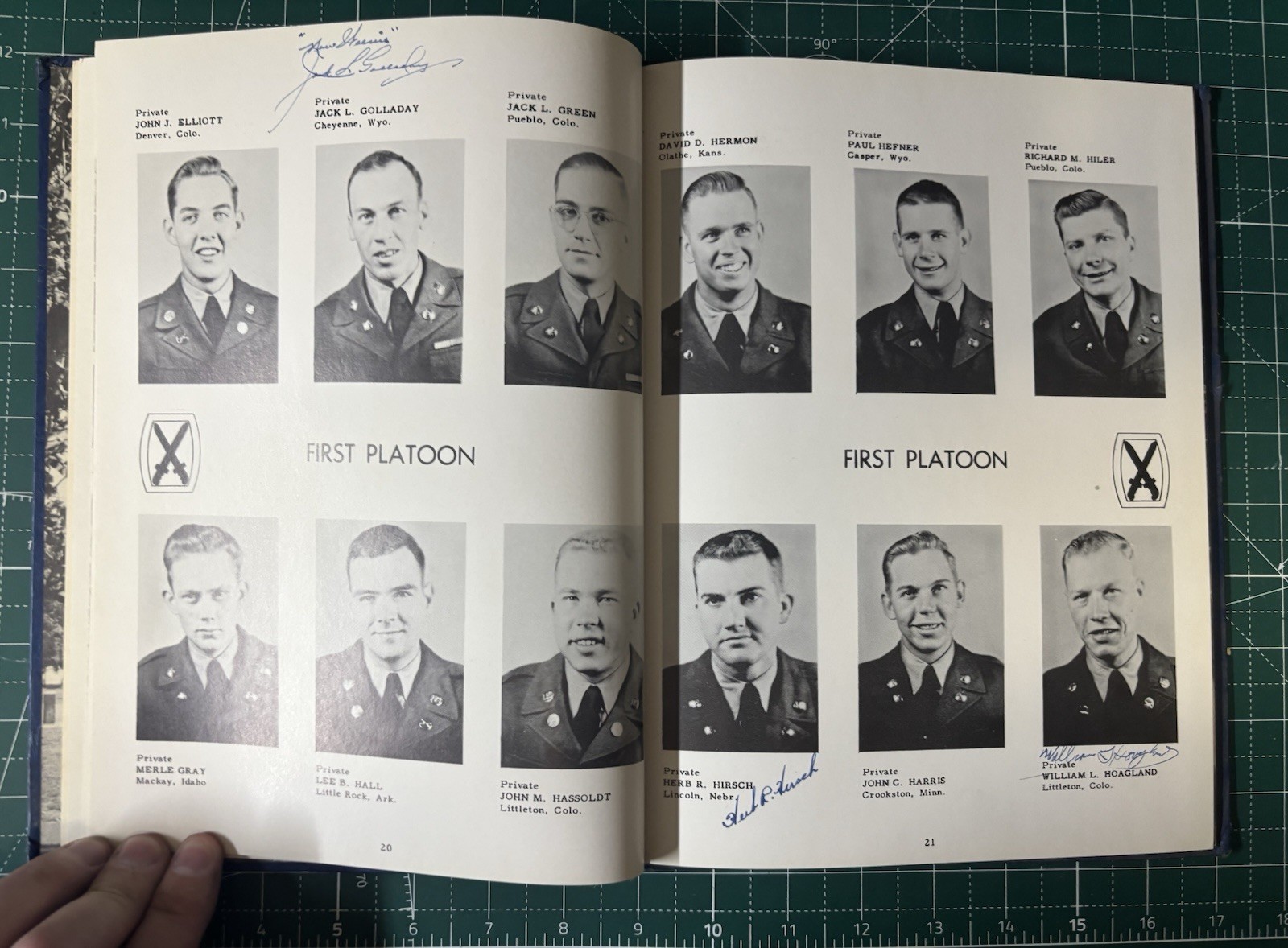 Korean War Era Rare 10th Infantry Division Book 1951