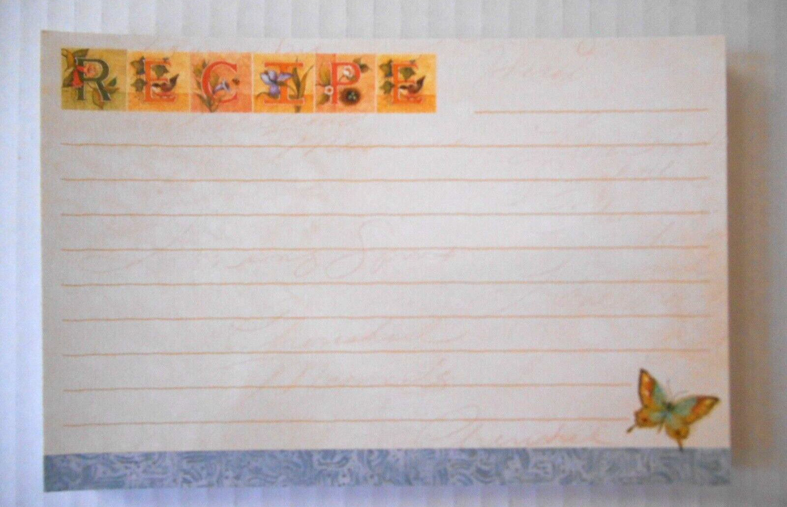 25 Vintage Lang 4×6 Recipe Cards A DASH OF SPRING Artist SUSAN WINGET