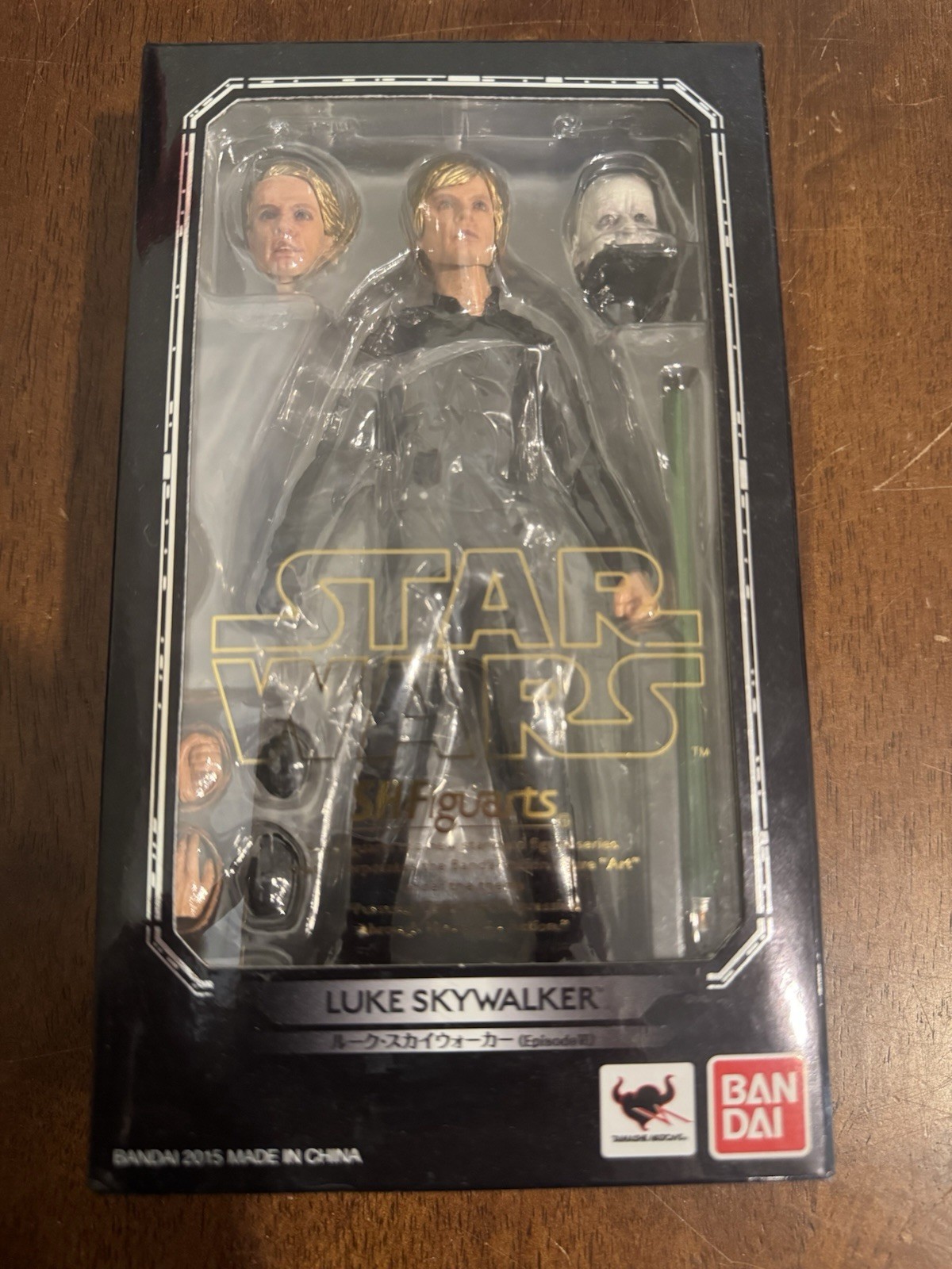 S.H.Figuarts Star Wars Return of the Jedi Luke Skywalker Vader Head US Seller