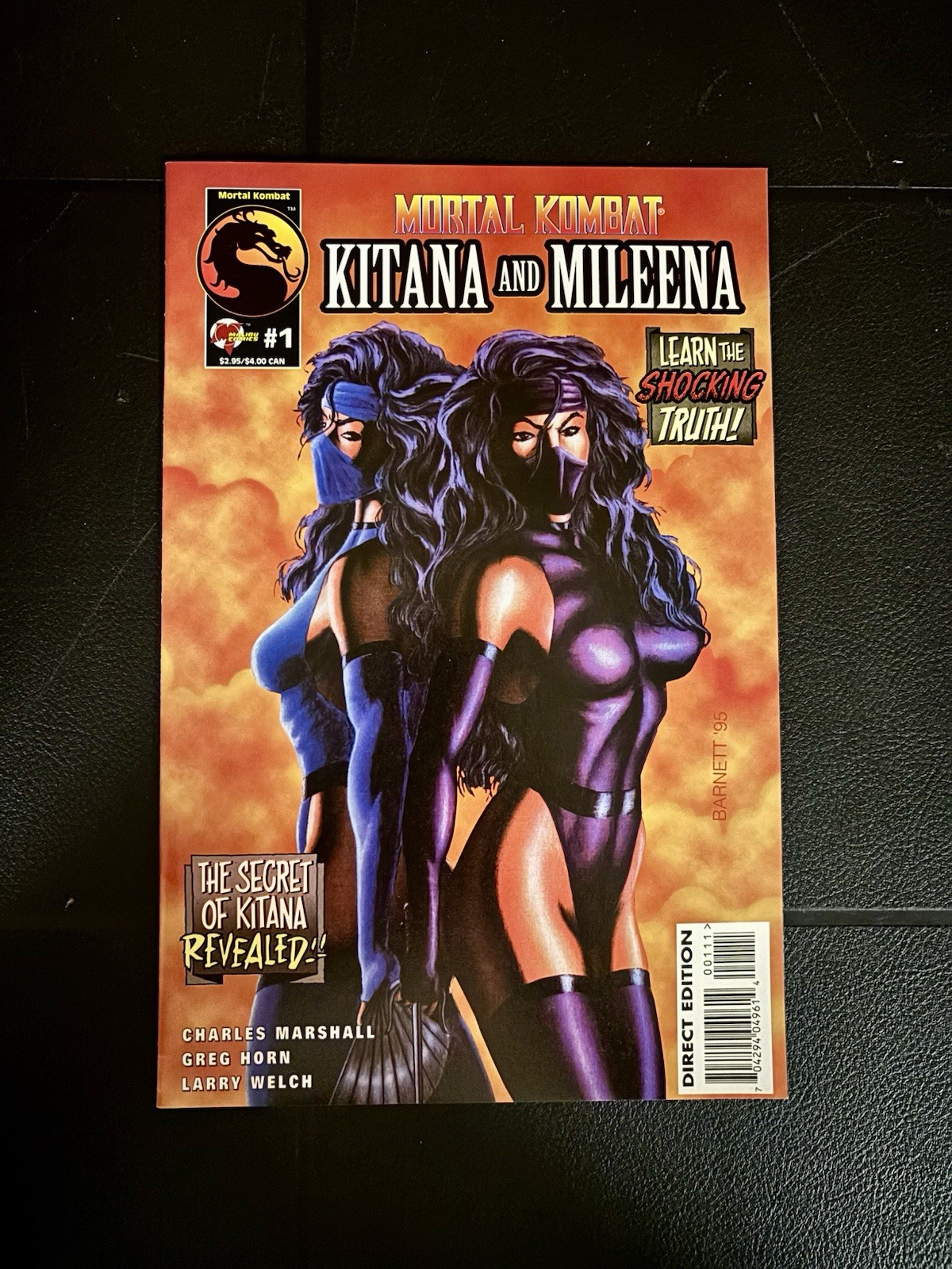 Mortal Kombat: Kitana and Mileena Malibu Comics 1995 NM- One-Shot Greg Horn Art