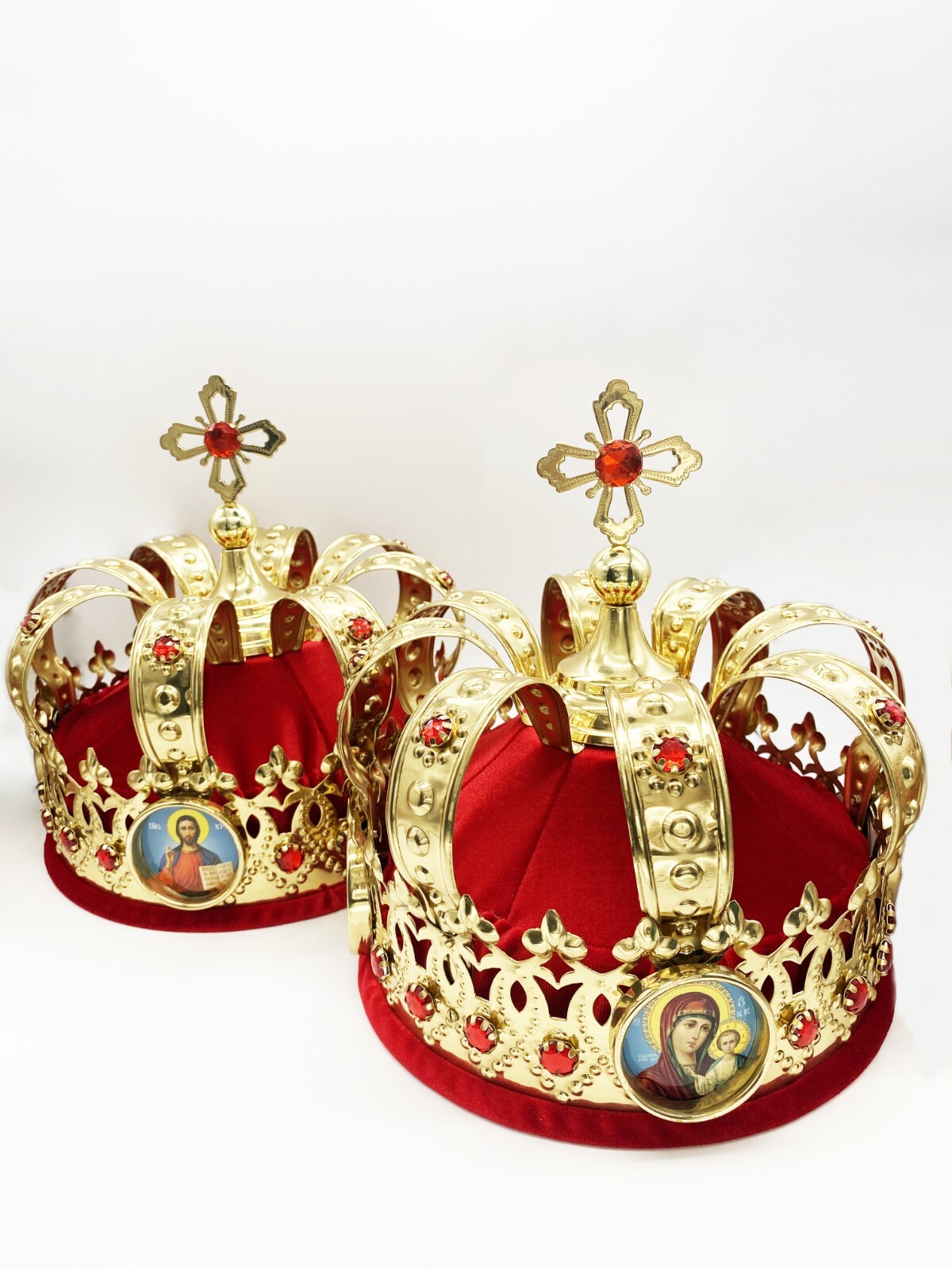 Orthodox Wedding Crown for Religious Ceremonies Christian Marriages 7.87″