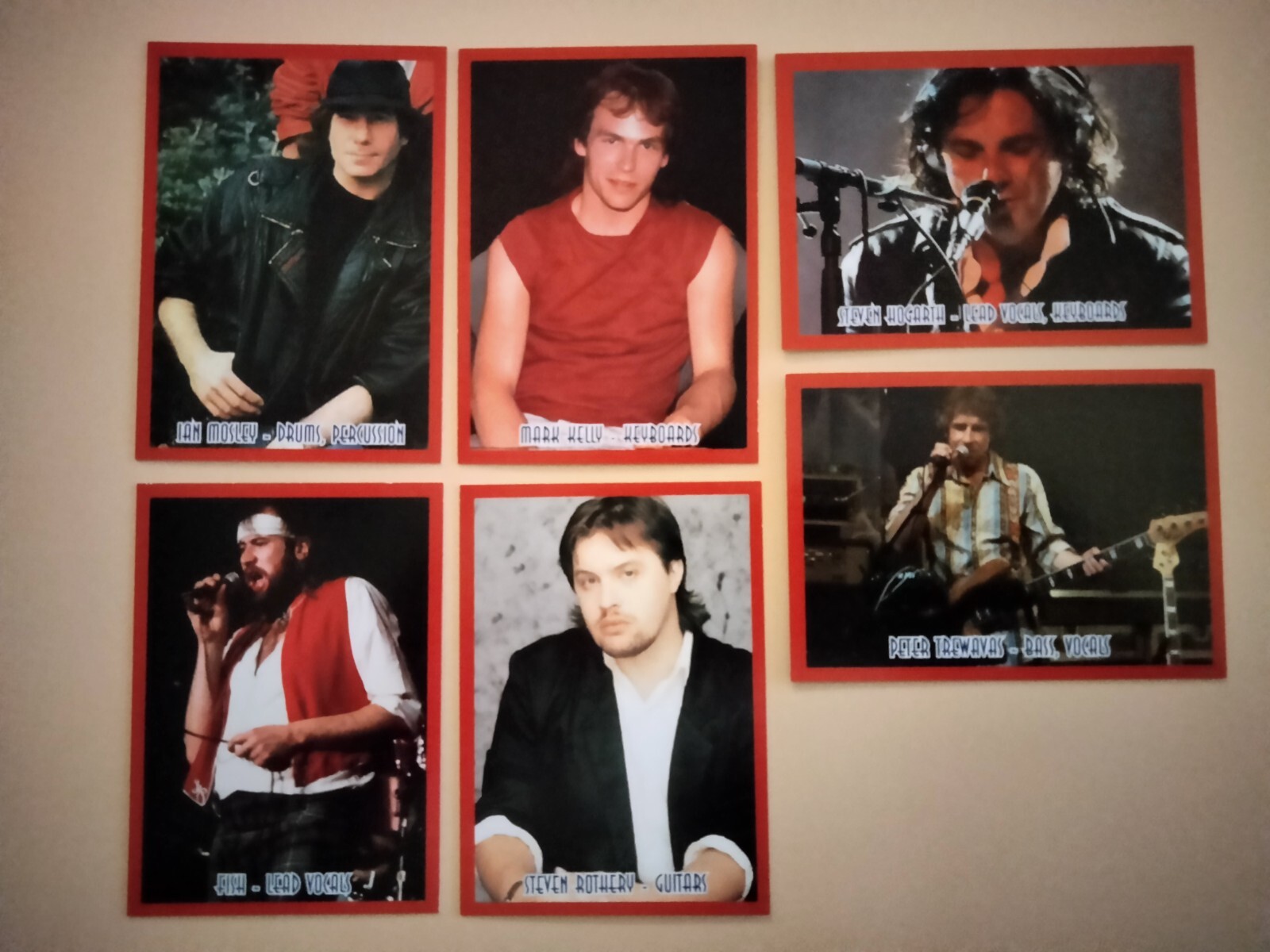 J2 Classic Rock Cards lot of (6) MARILLION🎸 band pack fresh Free Shipping