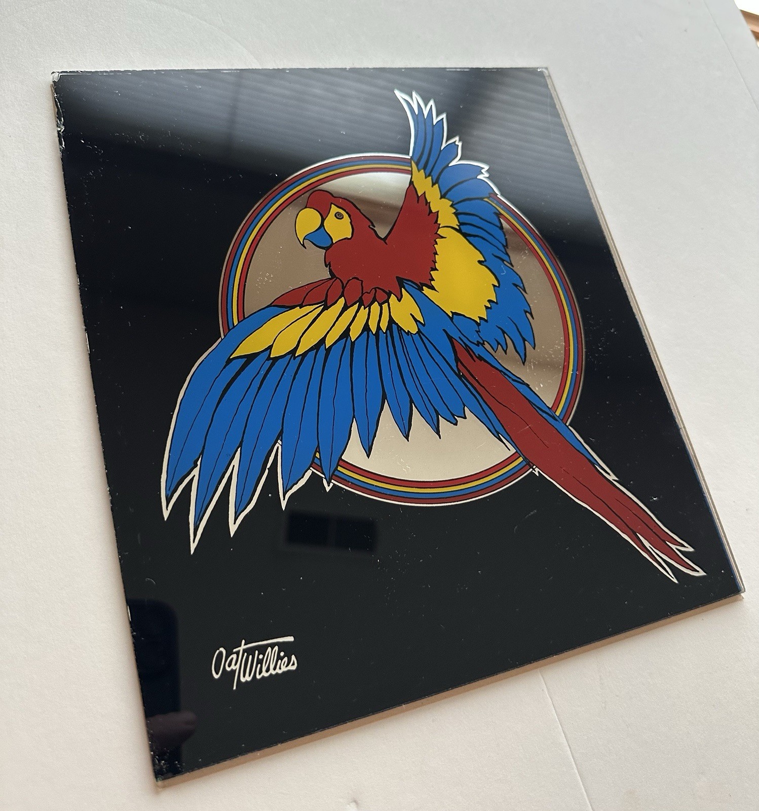1970’s Vintage Oat Willies Colombia Cocaine Mirror Head West High Times headwest
