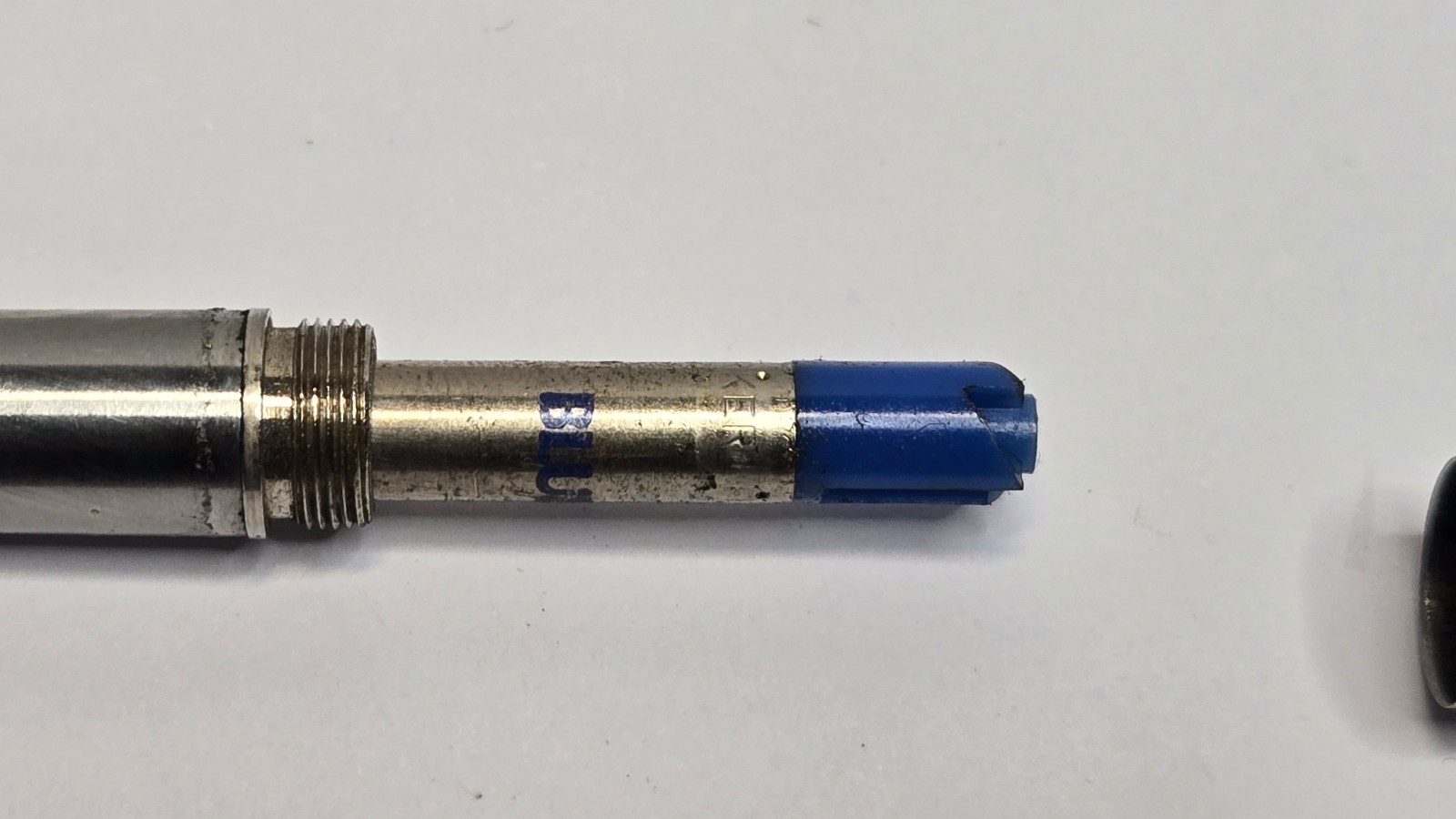 Vintage Ф PARKER Brushed Silver Tone “PORT OF LOS ANGELES” Ballpoint Pen