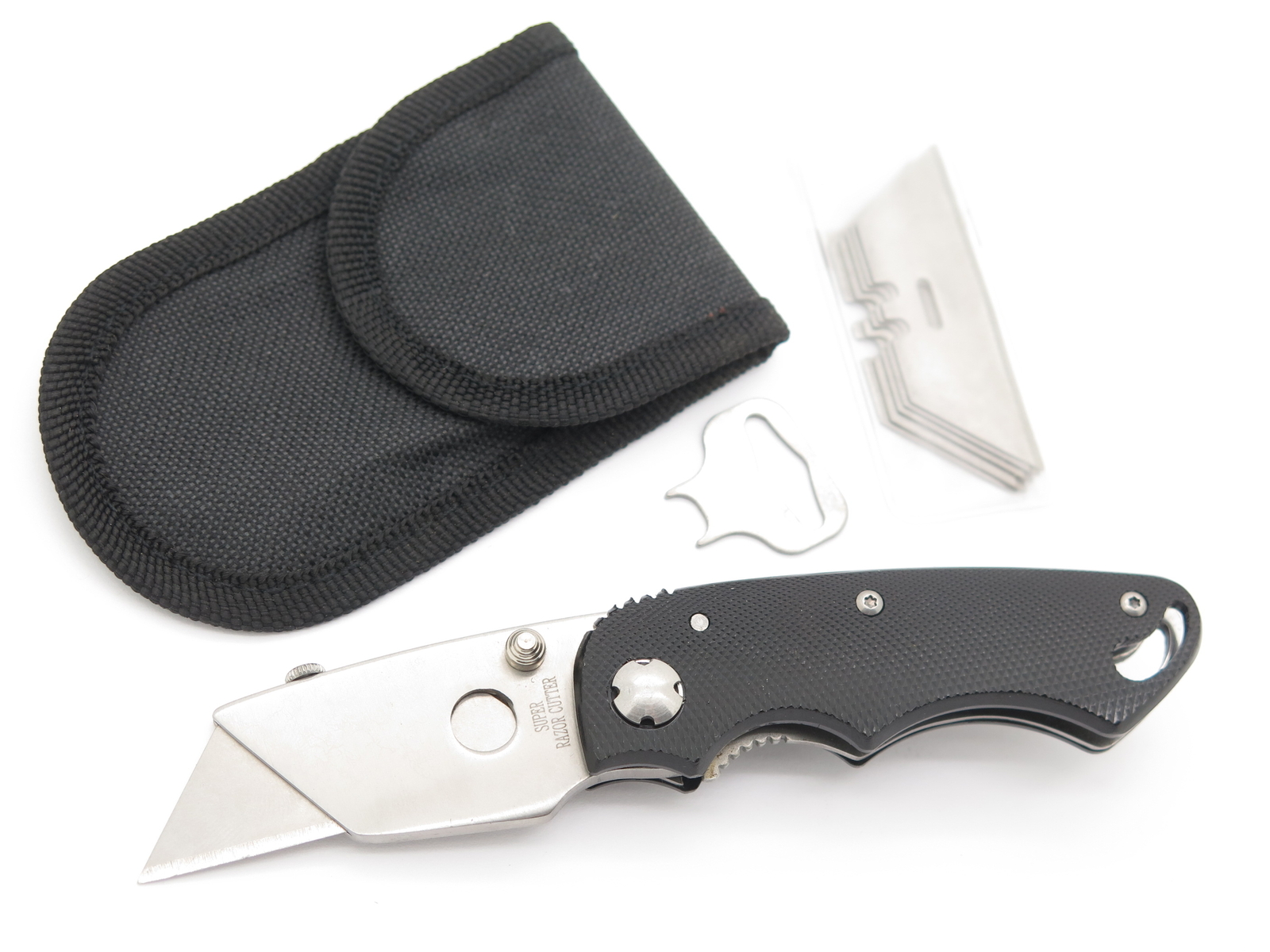 Astera Hiro Japan Design Linerlock Folding Utility Knife Razor Blade Box Cutter