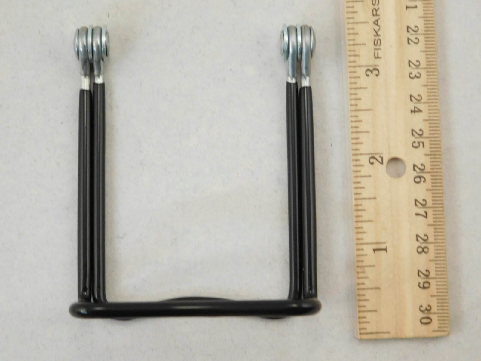 Easel Display Stand Adjustable Small Size Black Vinyl on Metal