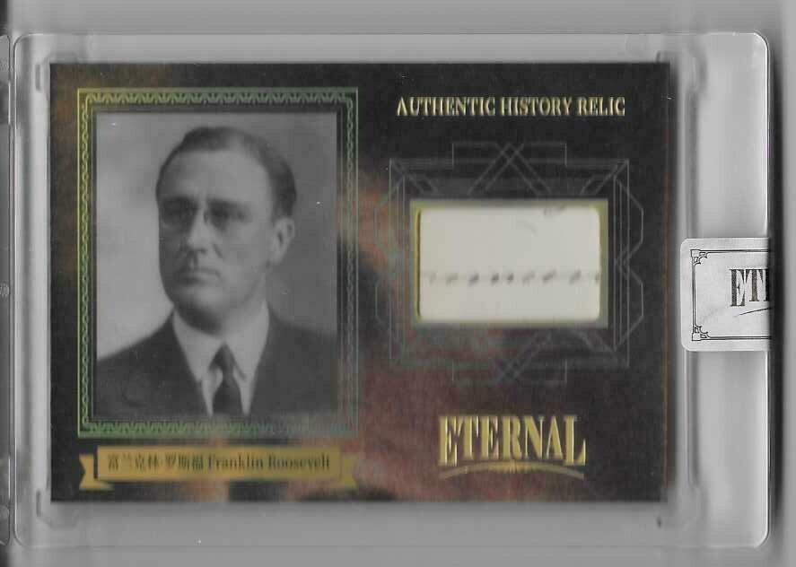 PRESIDENT FRANKLIN ROOSEVELT 2024 Eternal History Auto Handwriting Manuscript/99