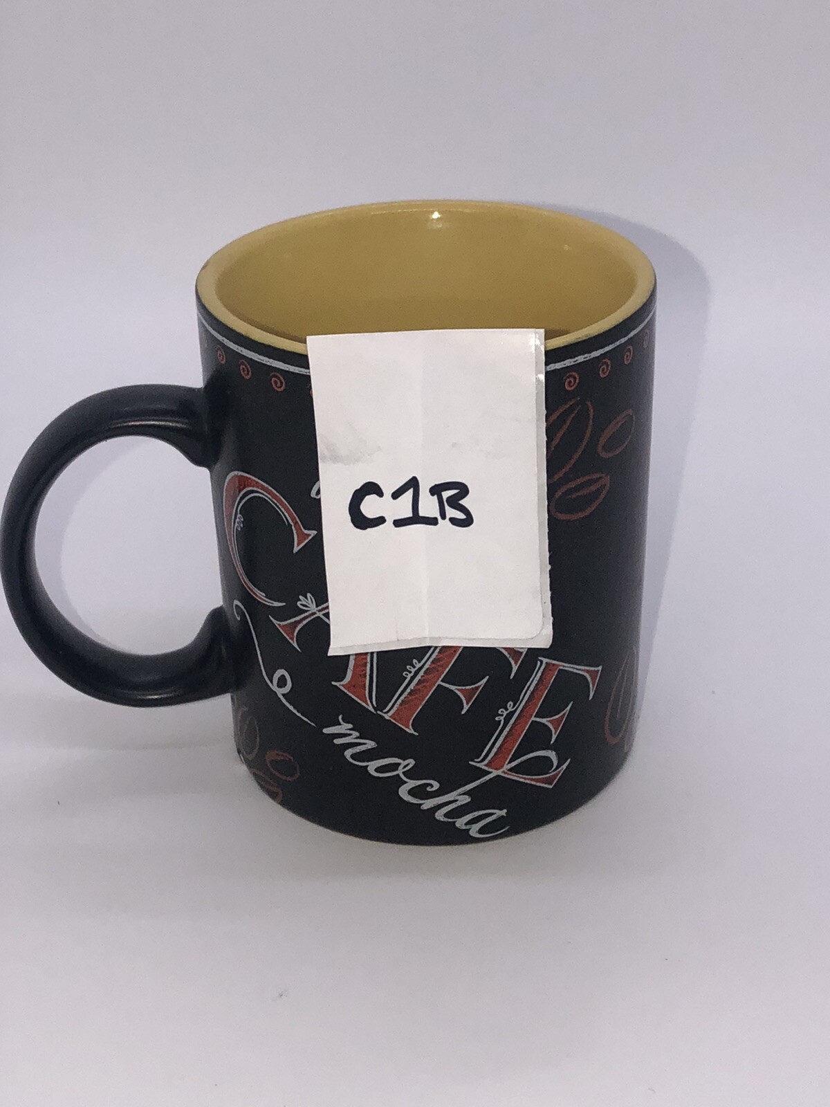 Starbucks Coffee Mug Cafe Mocha Espresso 12 oz 2007 Chalkbord Series C1B